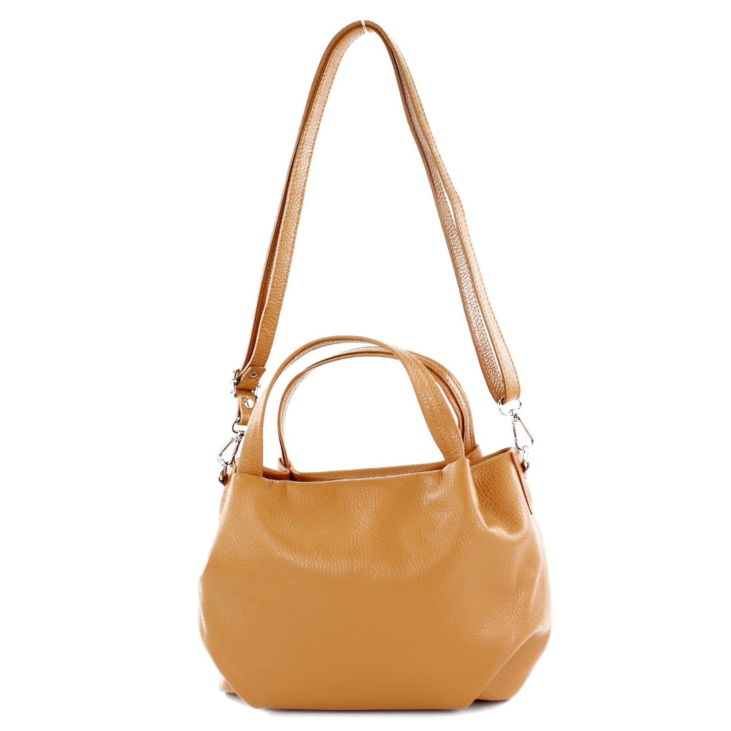 modamoda de T218 Damen Leder Henkeltasche Tragetasche Schultertasche handmade in Italy