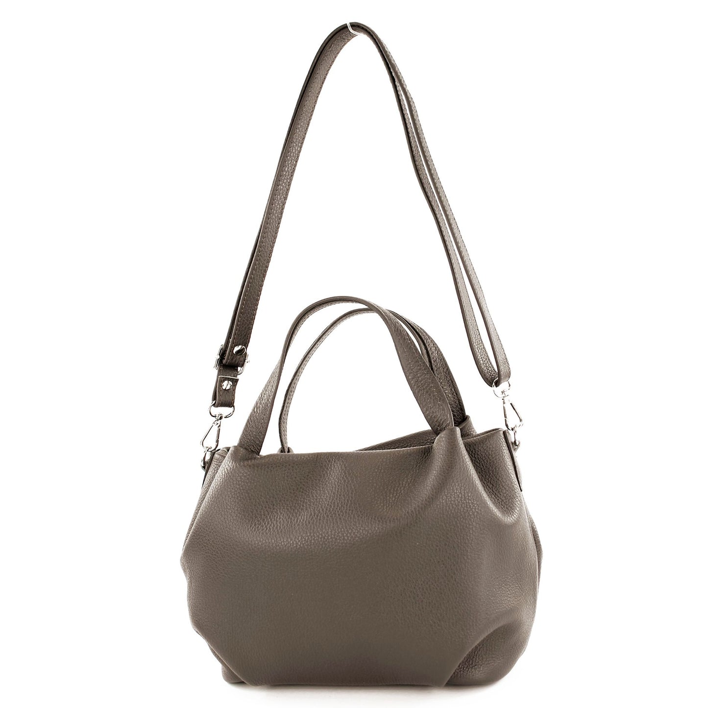 modamoda de T218 Damen Leder Henkeltasche Tragetasche Schultertasche handmade in Italy