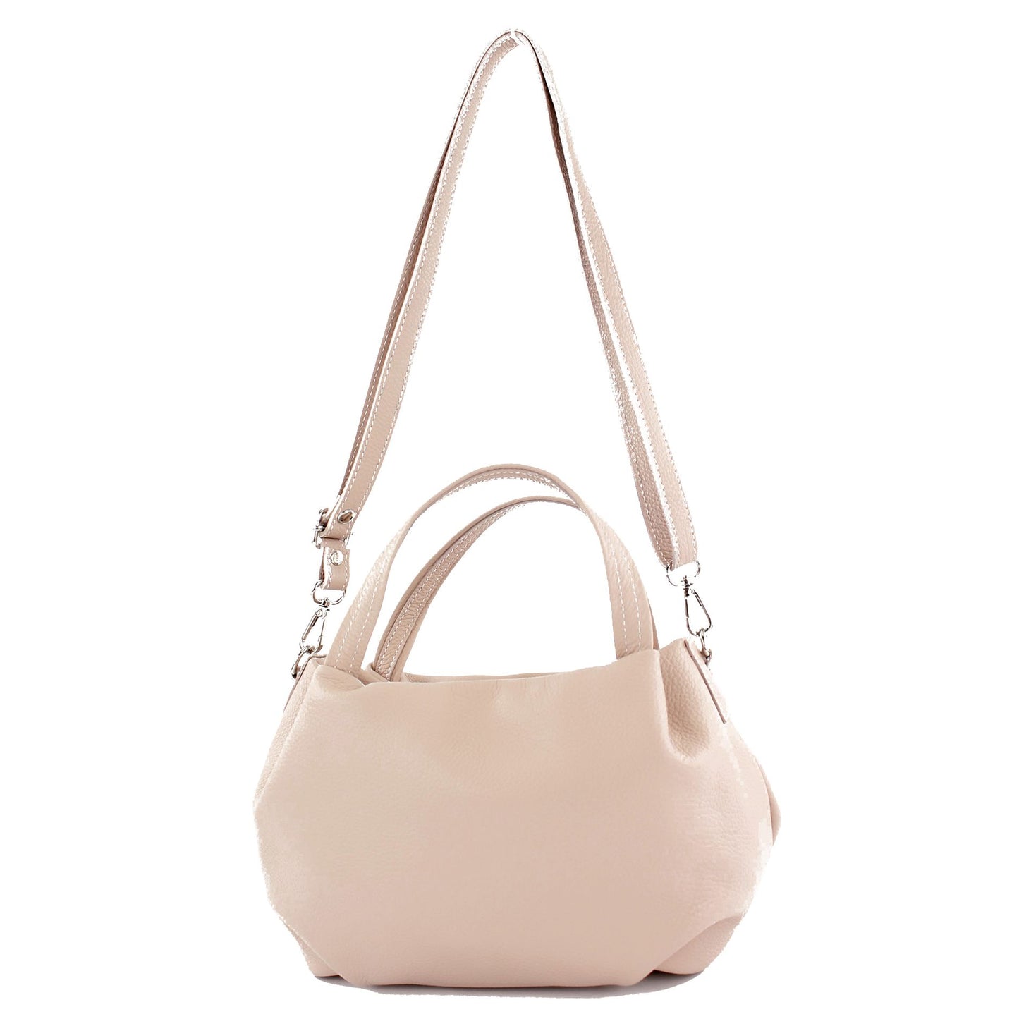 modamoda de T218 Damen Leder Henkeltasche Tragetasche Schultertasche handmade in Italy