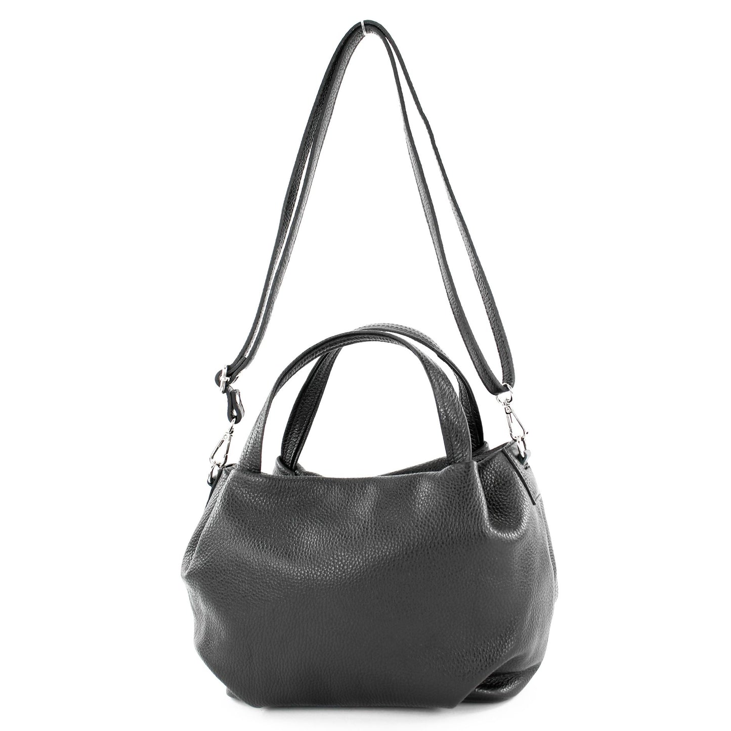 modamoda de T218 Damen Leder Henkeltasche Tragetasche Schultertasche handmade in Italy