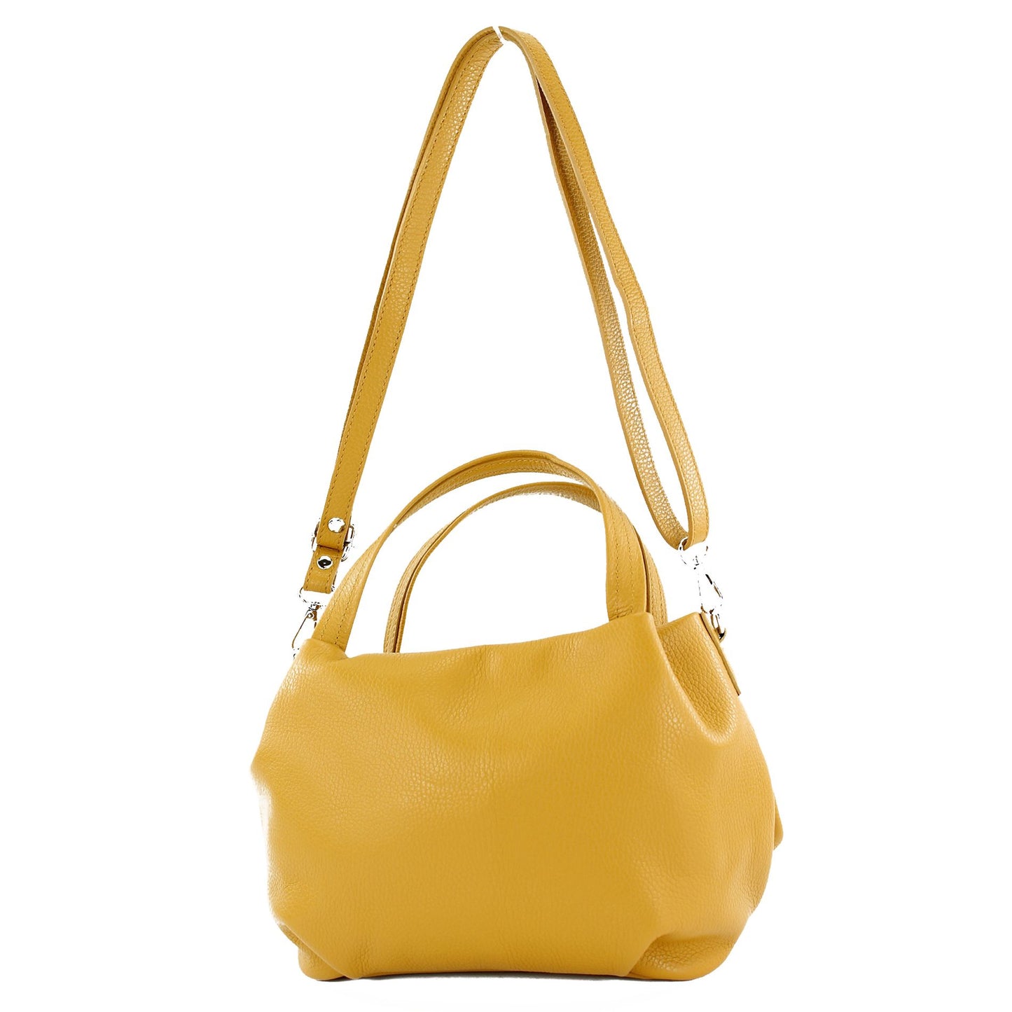 modamoda de T218 Damen Leder Henkeltasche Tragetasche Schultertasche handmade in Italy