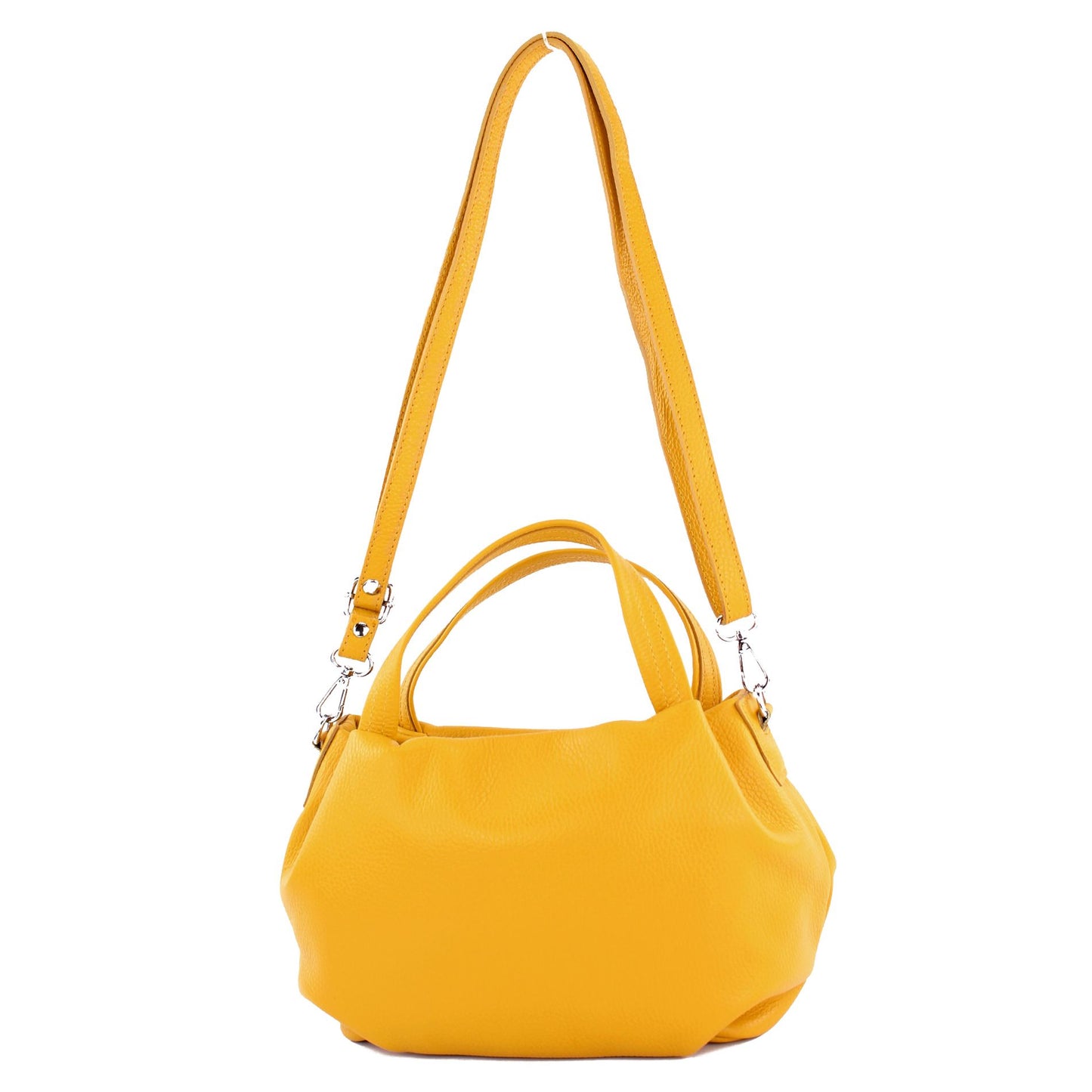 modamoda de T218 Damen Leder Henkeltasche Tragetasche Schultertasche handmade in Italy