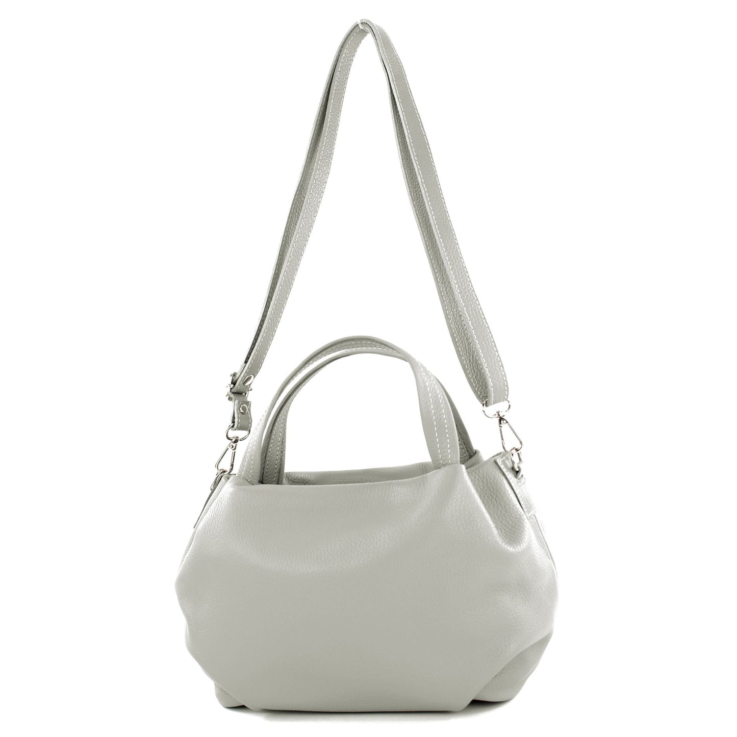 modamoda de T218 Damen Leder Henkeltasche Tragetasche Schultertasche handmade in Italy