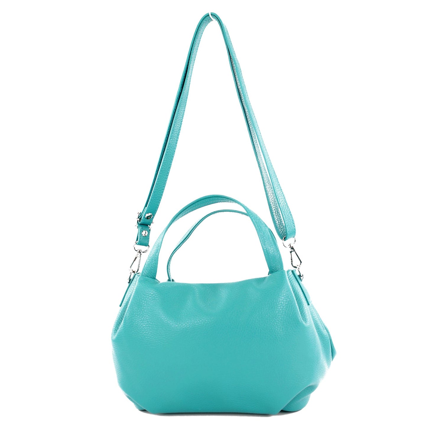 modamoda de T218 Damen Leder Henkeltasche Tragetasche Schultertasche handmade in Italy