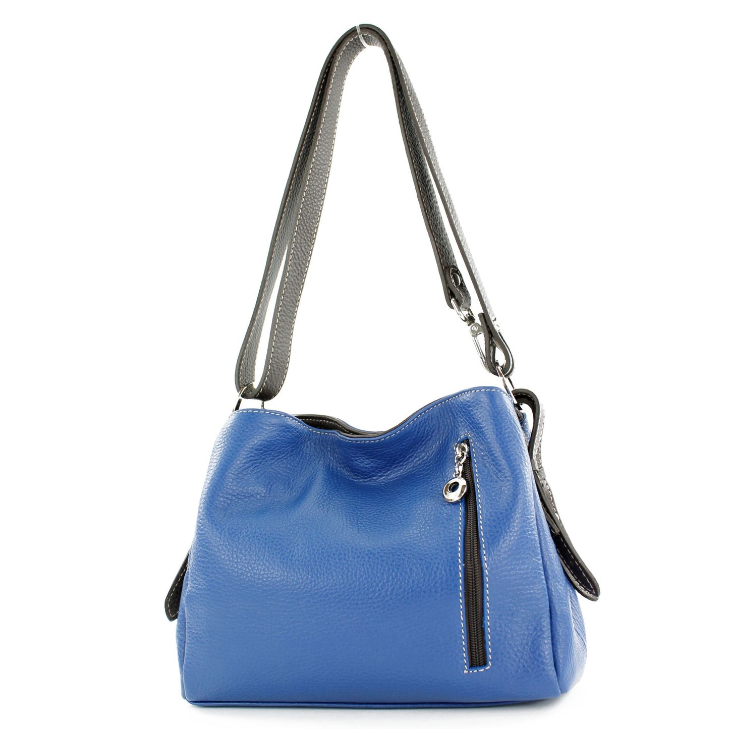 modamoda de - T220 - ital. Schultertasche Klein aus Echtleder