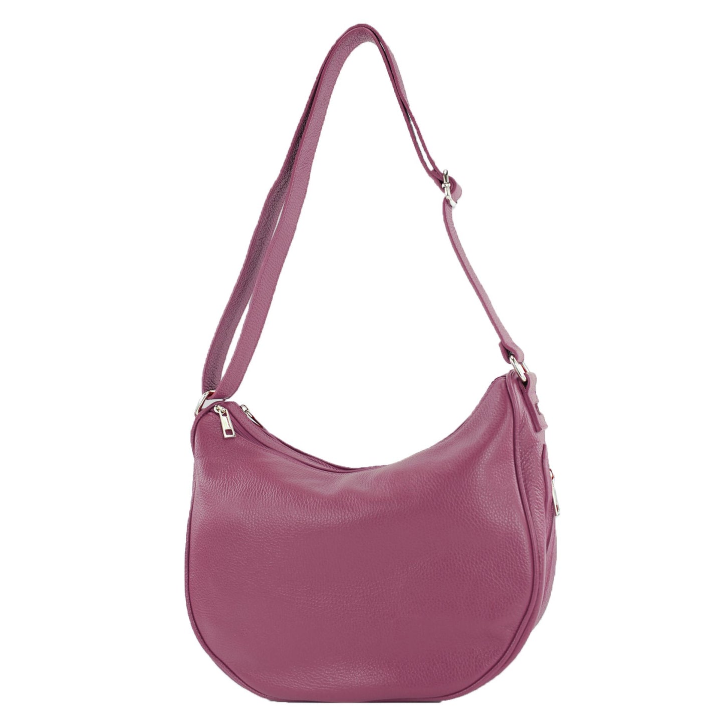 modamoda de T222 Damen Leder Umhängetasche Schultertasche handmade in Italy