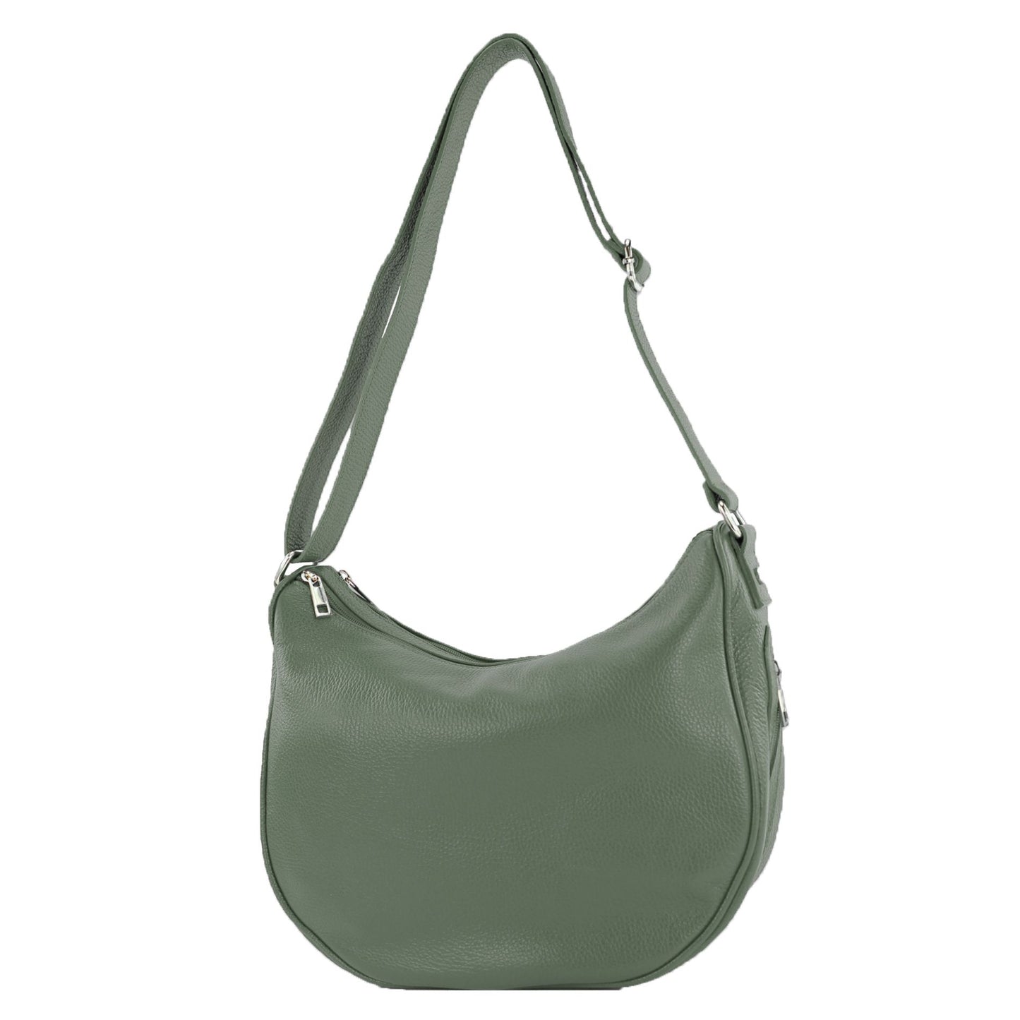 modamoda de T222 Damen Leder Umhängetasche Schultertasche handmade in Italy