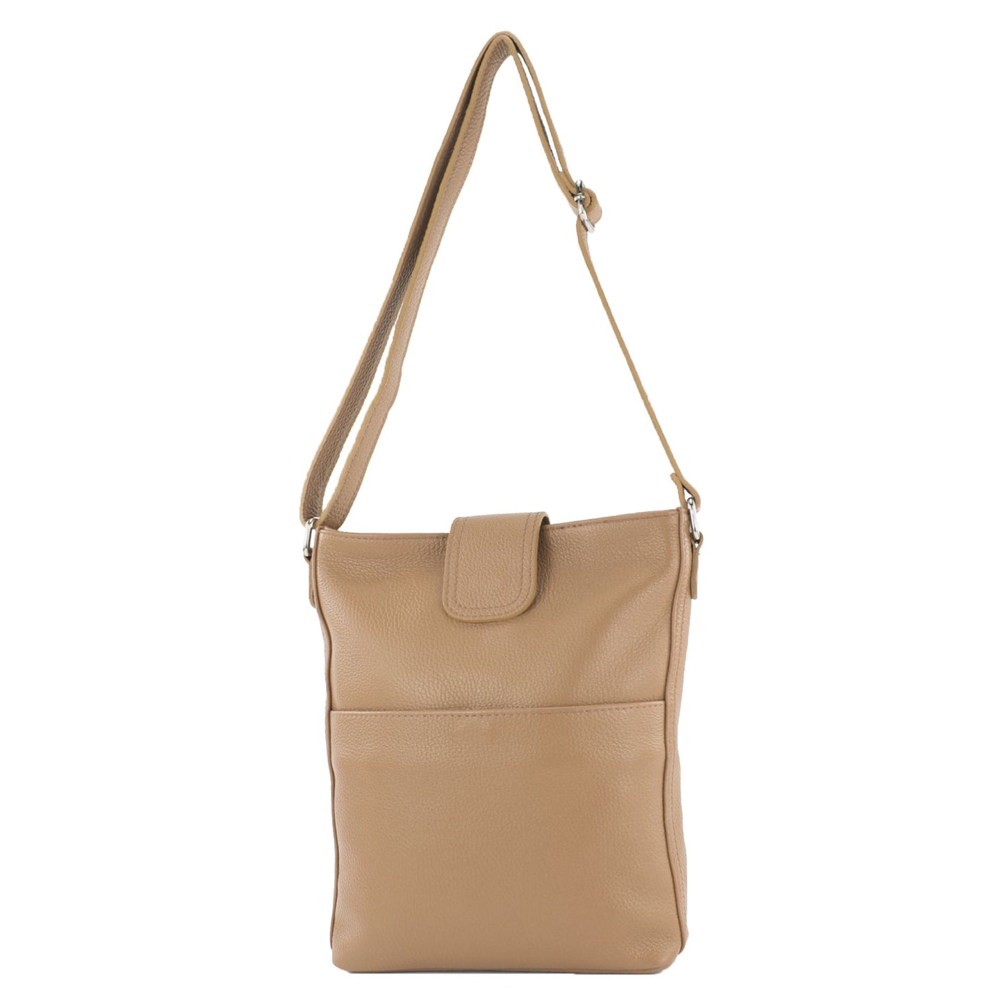 modamoda de T224 Damen Leder Umhängetasche Schultertasche Medium handmade in Italy