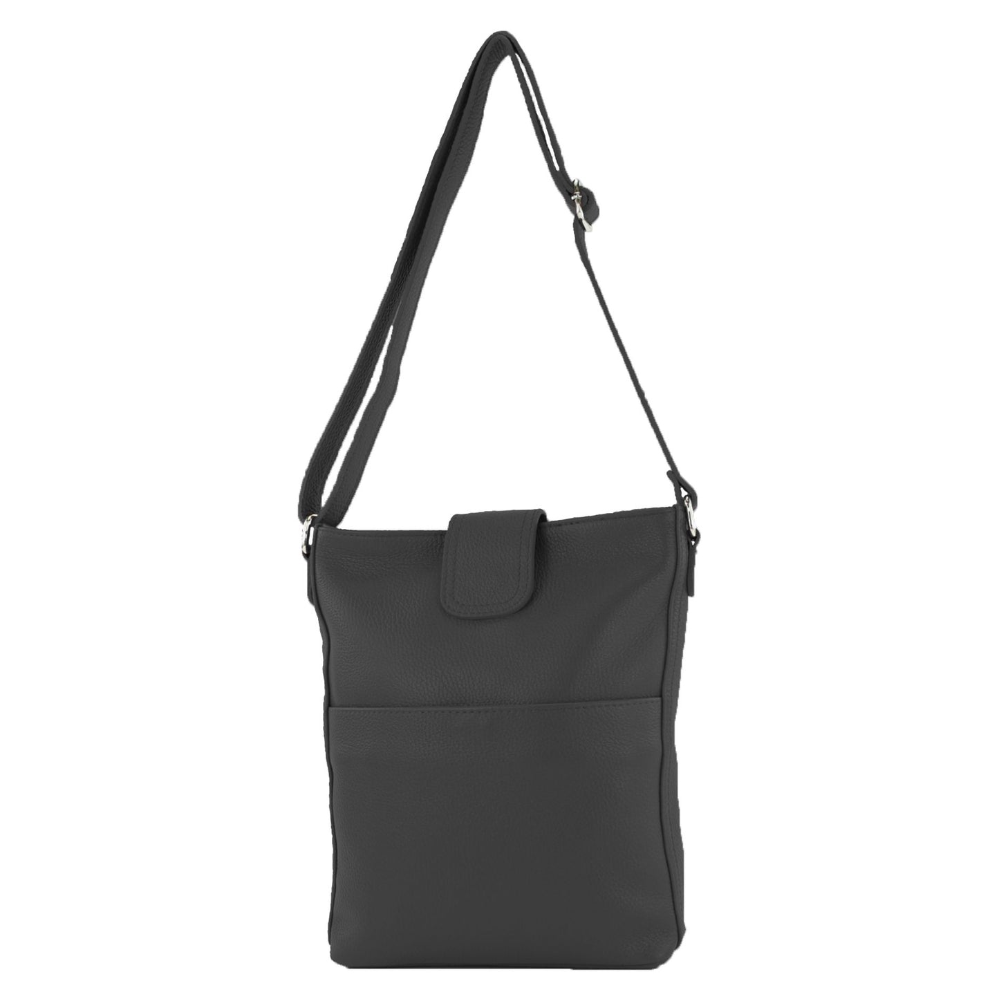 modamoda de T224 Damen Leder Umhängetasche Schultertasche Medium handmade in Italy