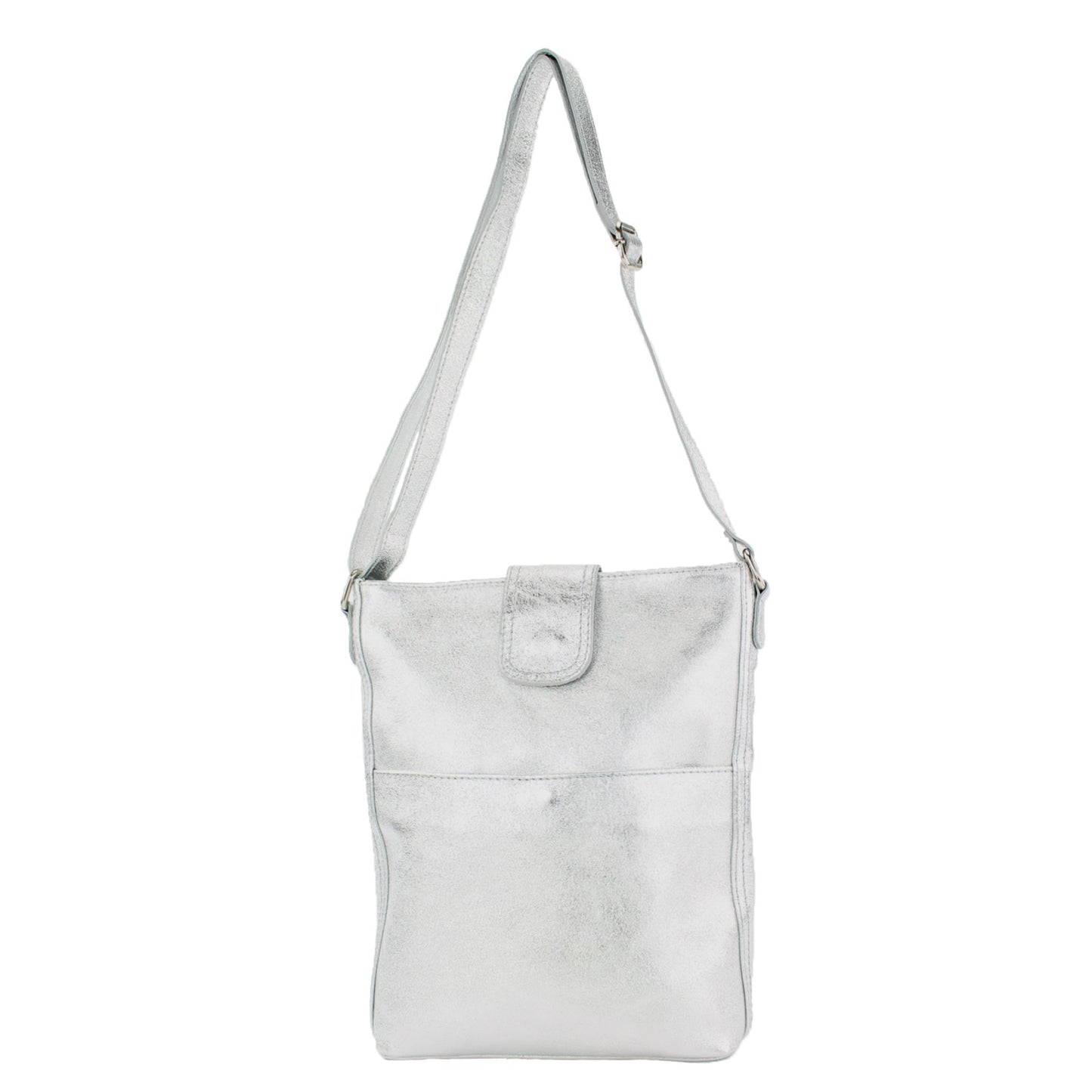 modamoda de T224 Damen Leder Umhängetasche Schultertasche Medium handmade in Italy