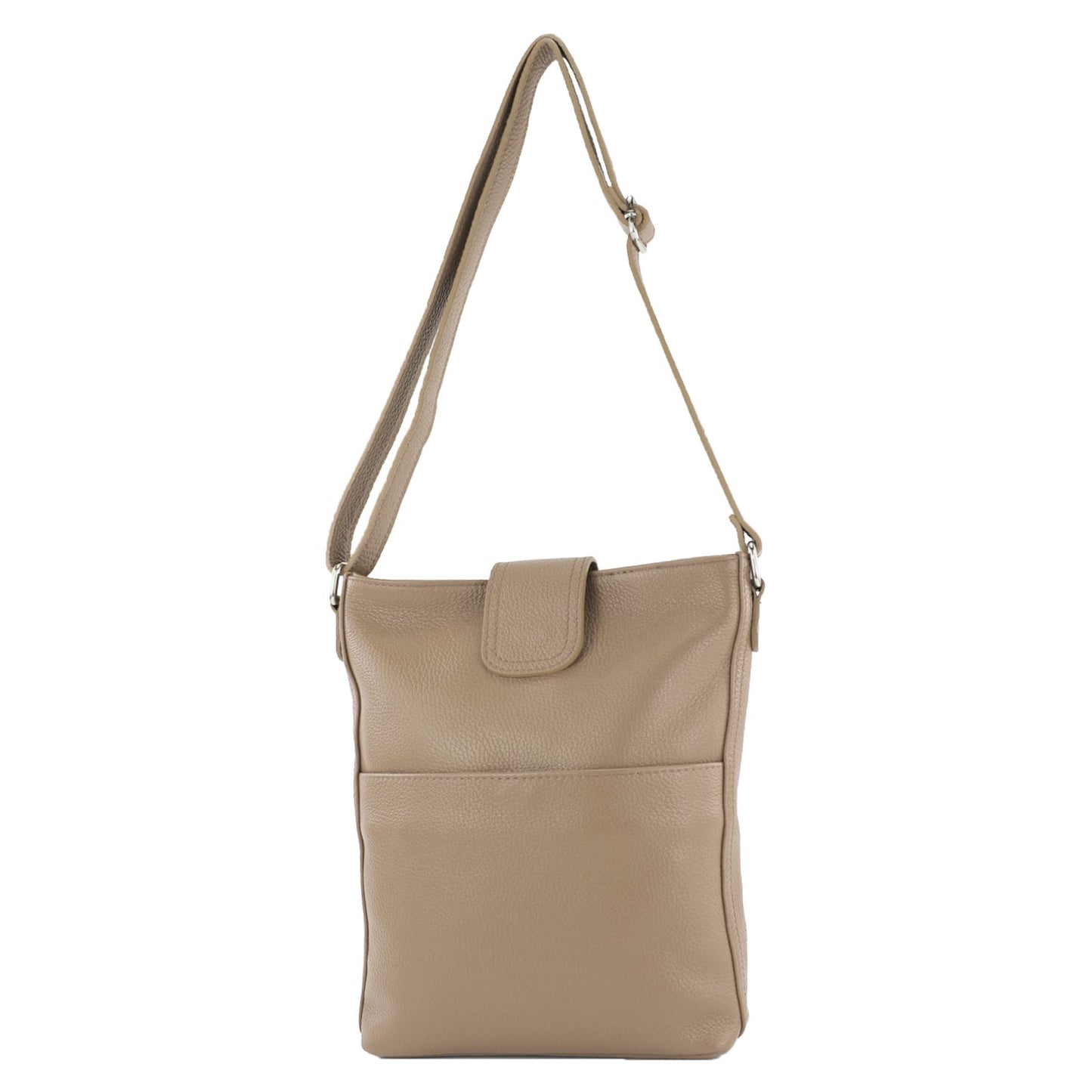 modamoda de T224 Damen Leder Umhängetasche Schultertasche Medium handmade in Italy