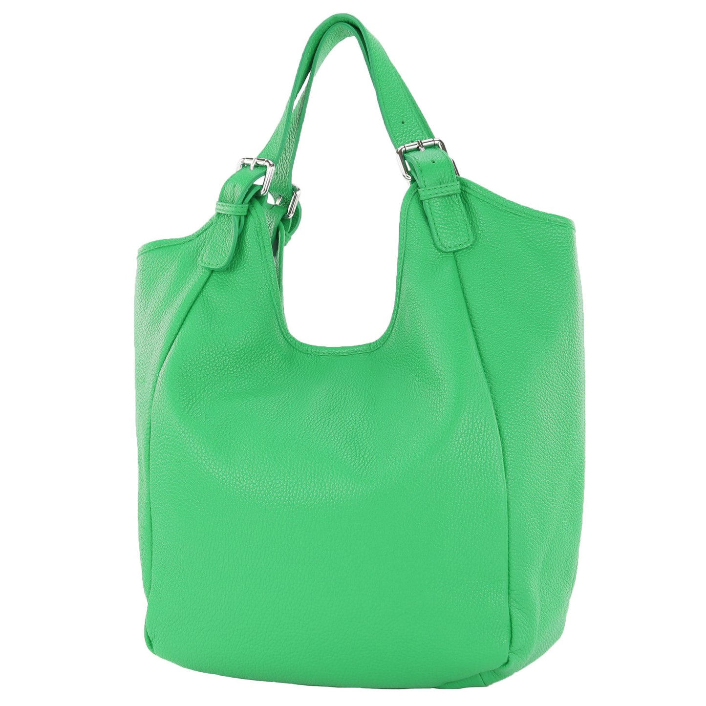 modamoda de T227 Damen Shopper Schultertasche Leder Large handmade in Italy