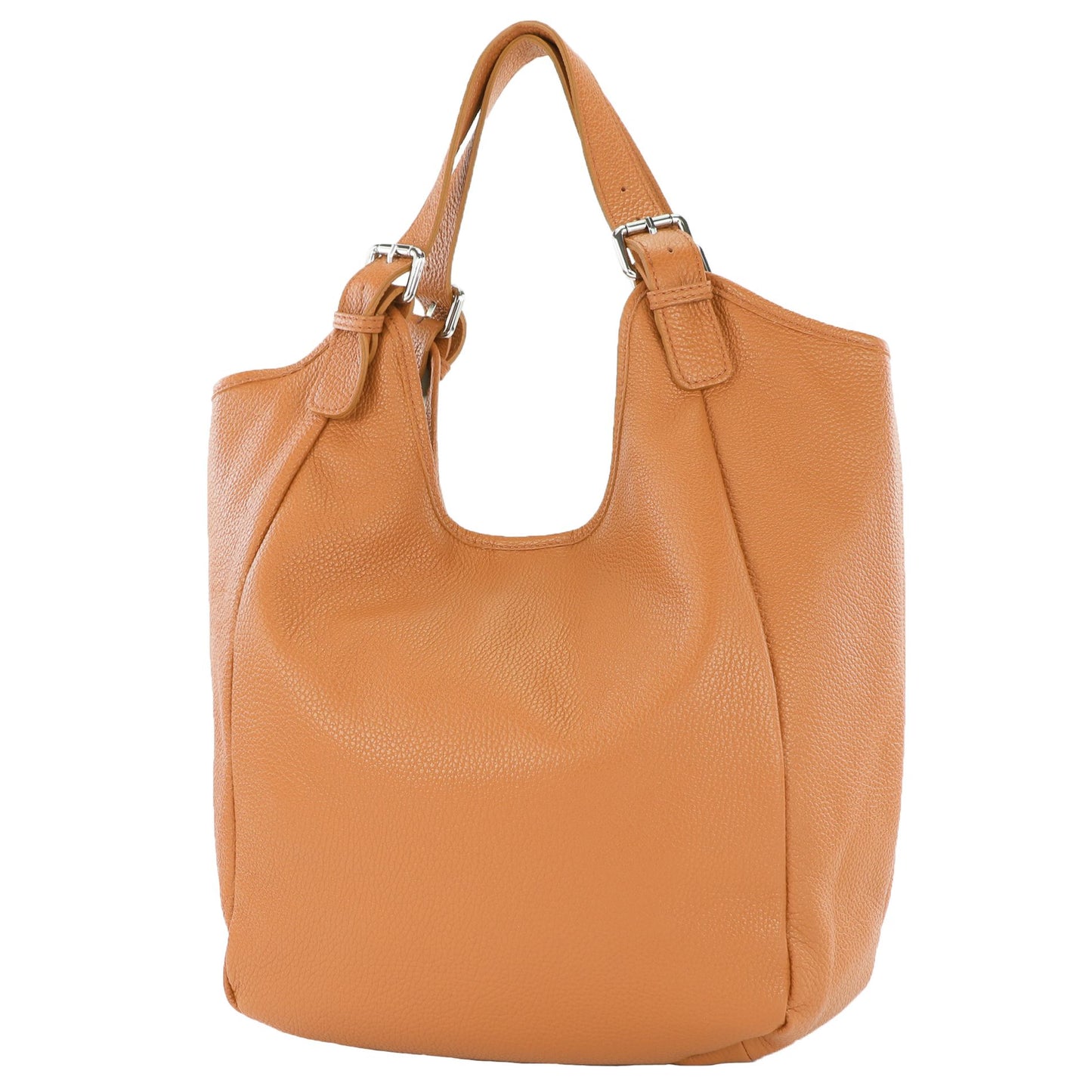modamoda de T227 Damen Shopper Schultertasche Leder Large handmade in Italy