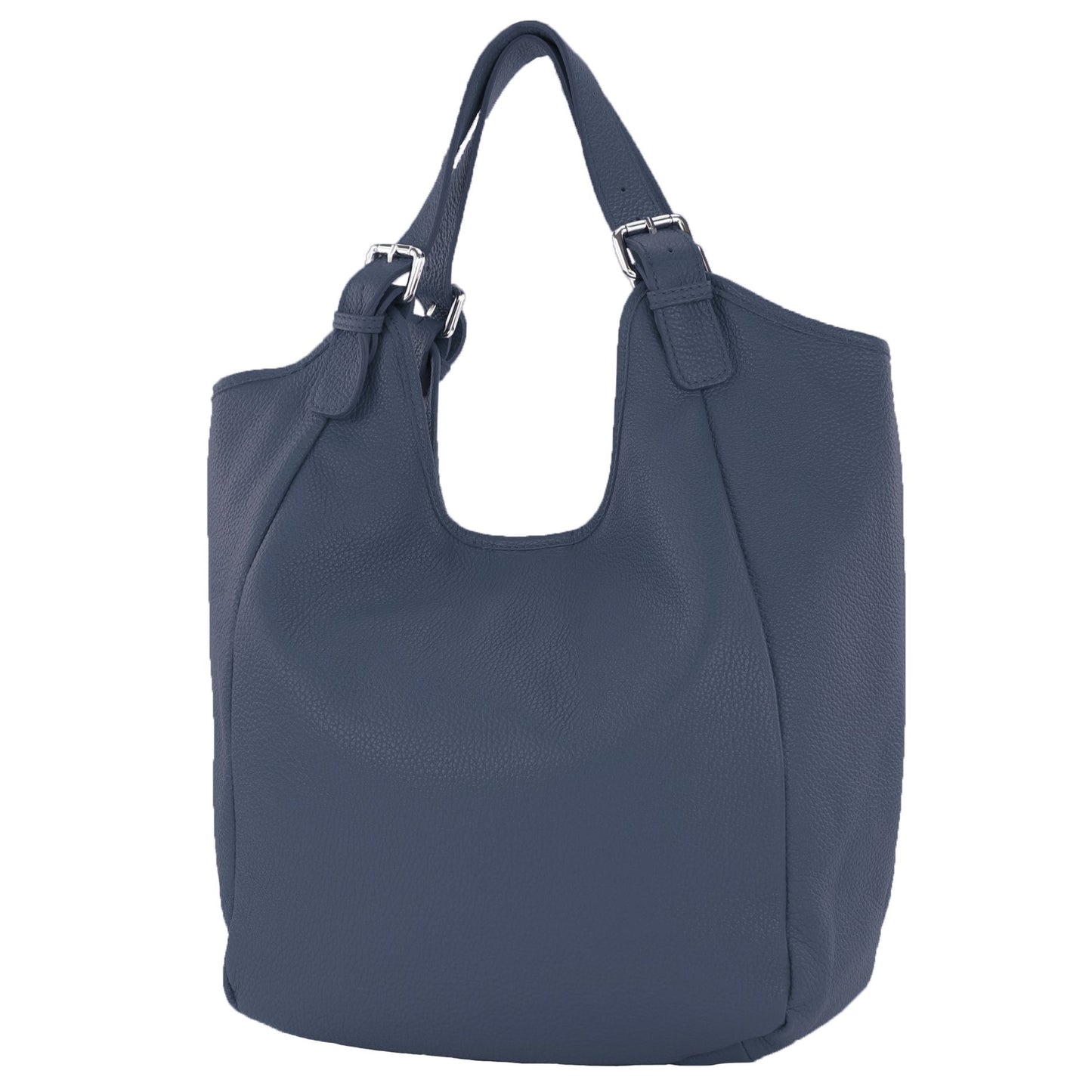 modamoda de T227 Damen Shopper Schultertasche Leder Large handmade in Italy