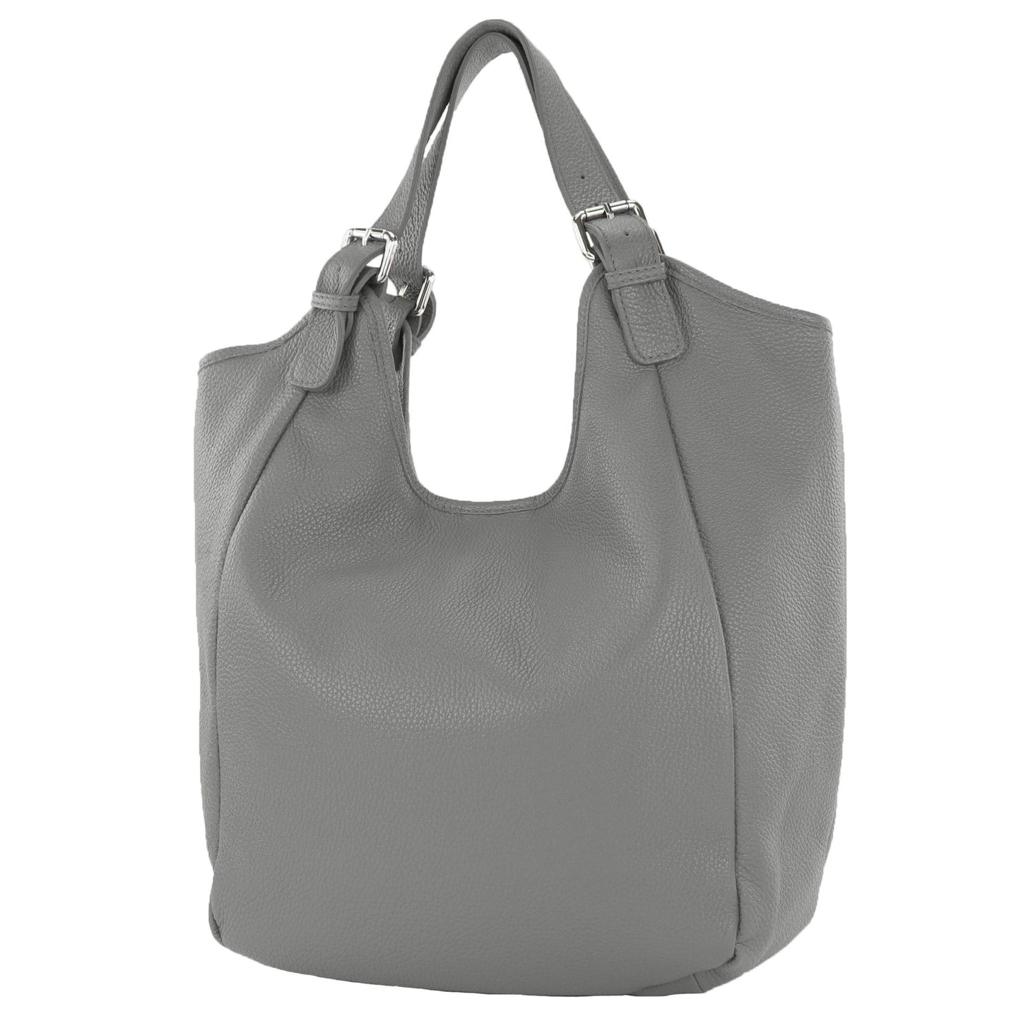 modamoda de T227 Damen Shopper Schultertasche Leder Large handmade in Italy