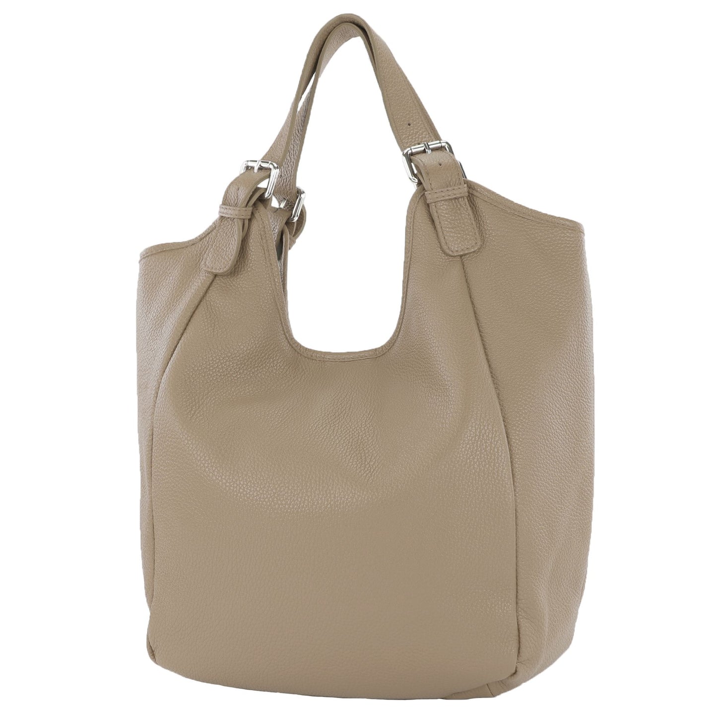 modamoda de T227 Damen Shopper Schultertasche Leder Large handmade in Italy
