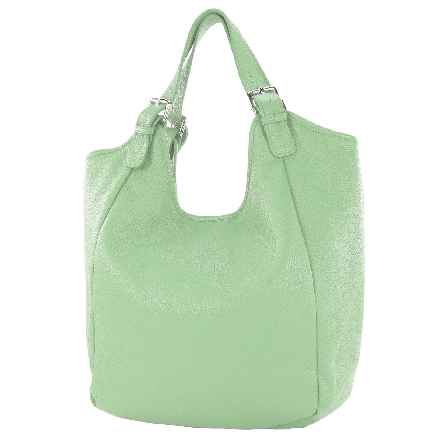 modamoda de T227 Damen Shopper Schultertasche Leder Large handmade in Italy