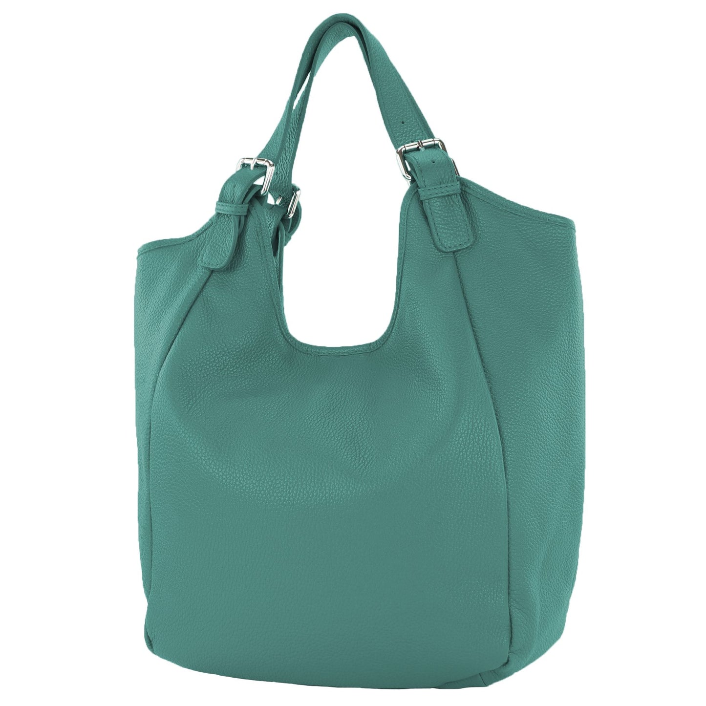 modamoda de T227 Damen Shopper Schultertasche Leder Large handmade in Italy