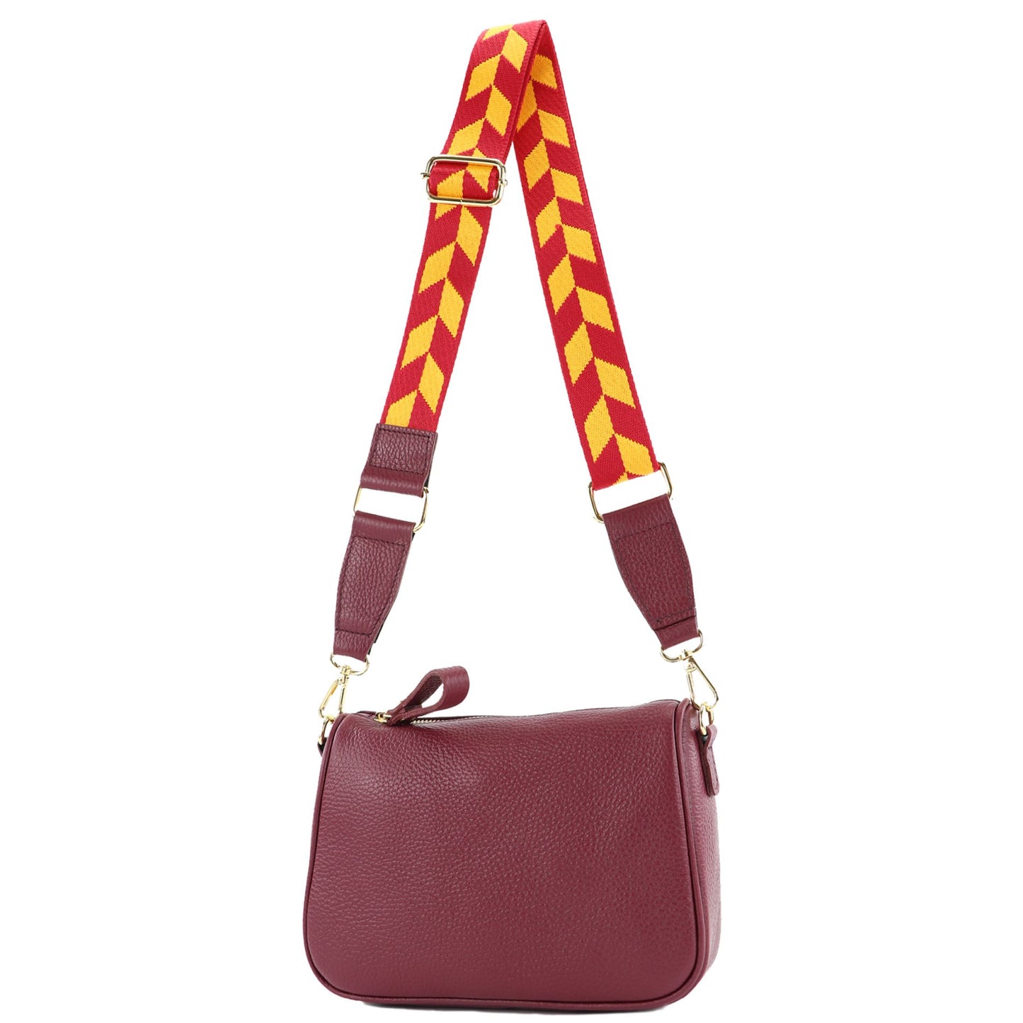 modamoda de T230 Damen Leder Umhängetasche Schultertasche handmade in Italy