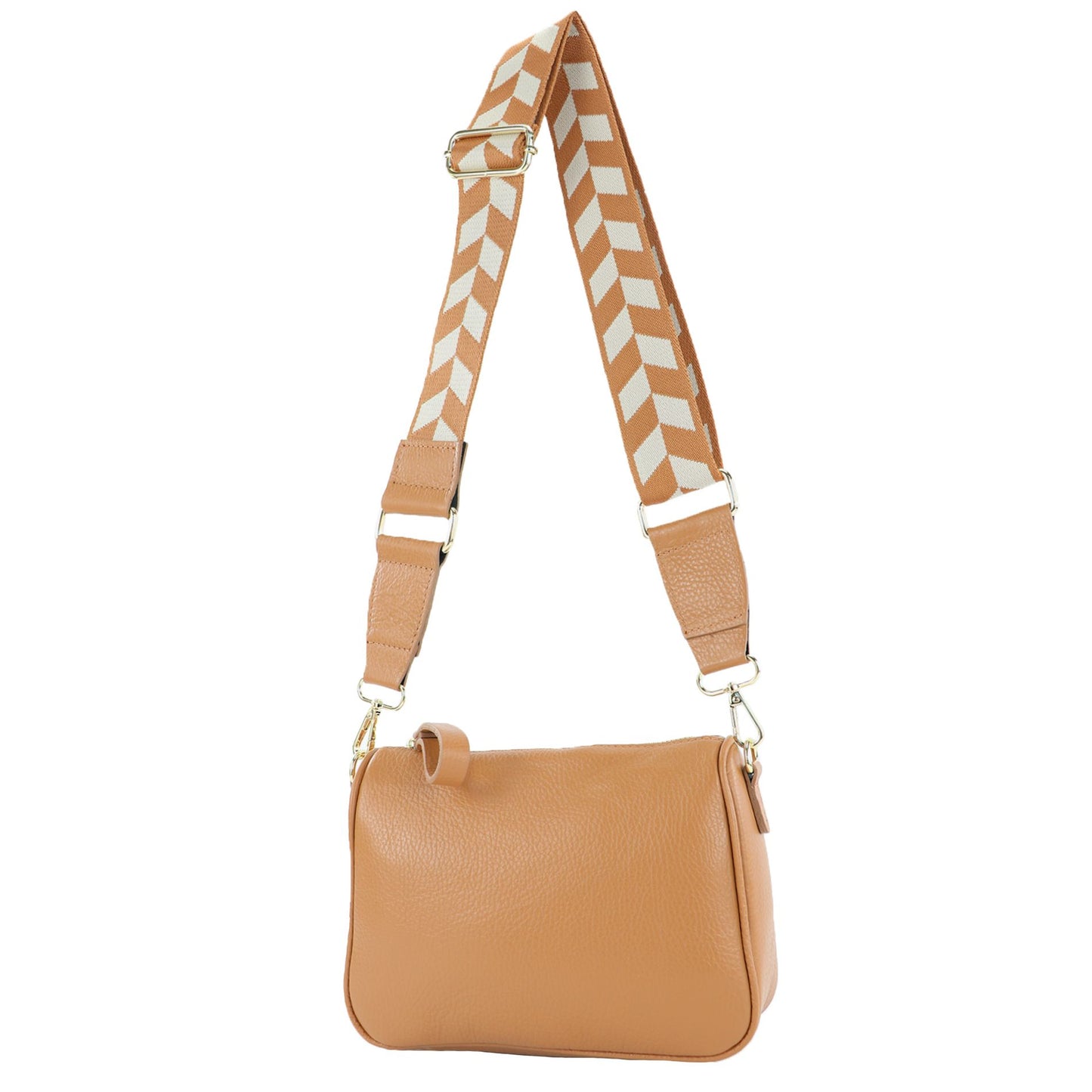 modamoda de T230 Damen Leder Umhängetasche Schultertasche handmade in Italy