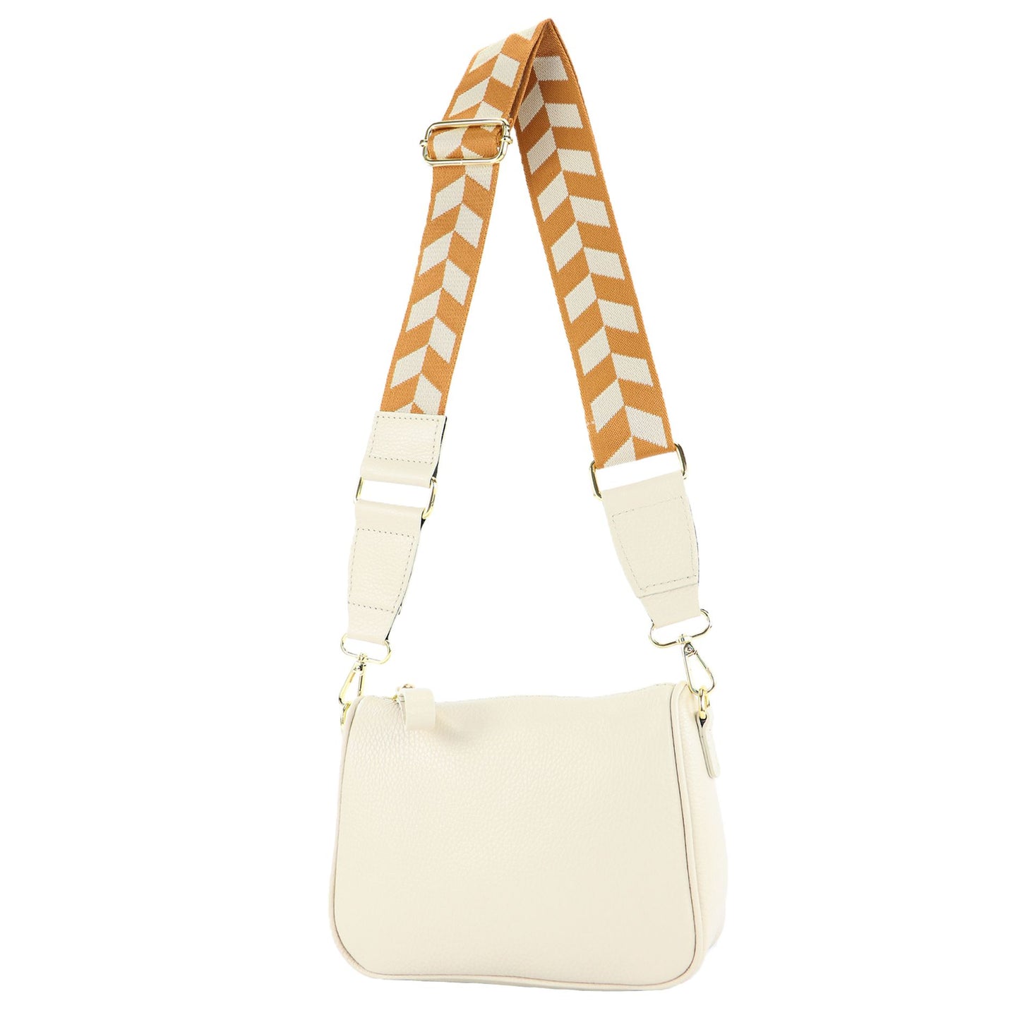 modamoda de T230 Damen Leder Umhängetasche Schultertasche handmade in Italy