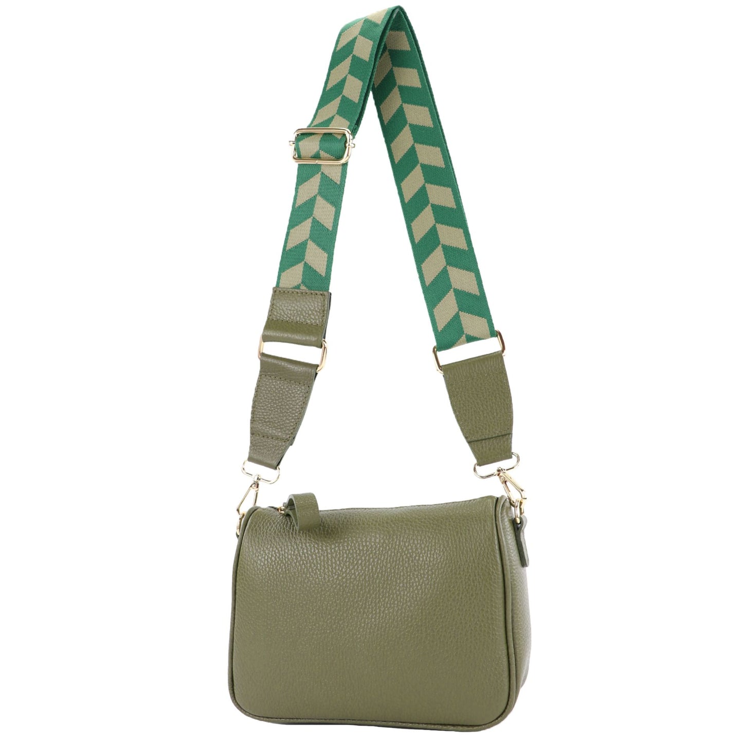 modamoda de T230 Damen Leder Umhängetasche Schultertasche handmade in Italy