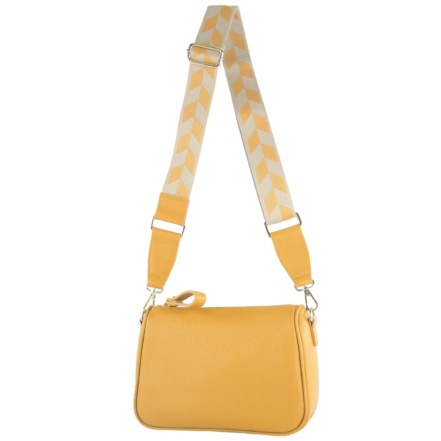 modamoda de T230 Damen Leder Umhängetasche Schultertasche handmade in Italy