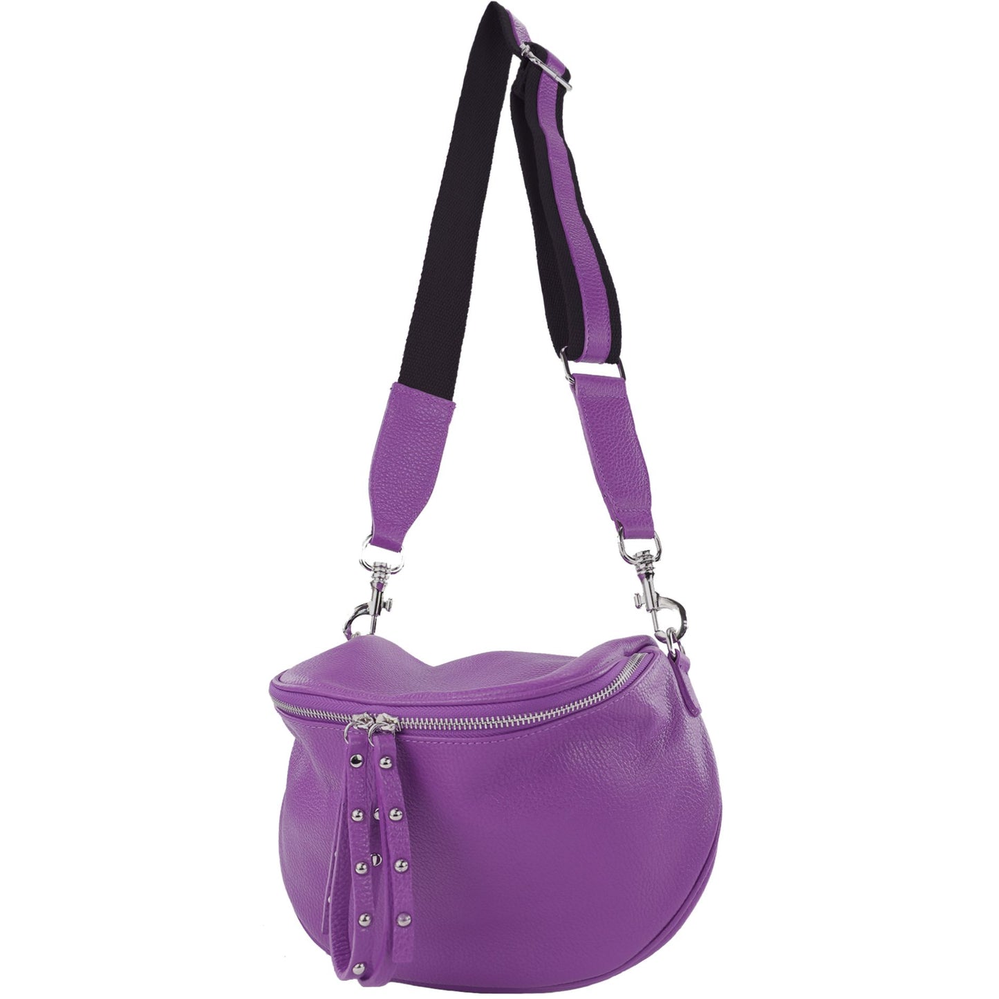 modamoda de - T236 - Umhängetasche Klein Small aus ital. Leder