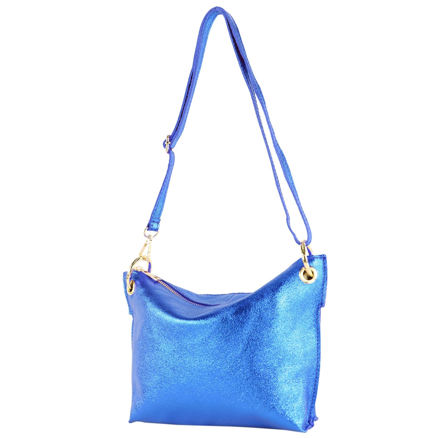 modamoda de - T243 - ital. Umhängetasche Klein Small aus Leder