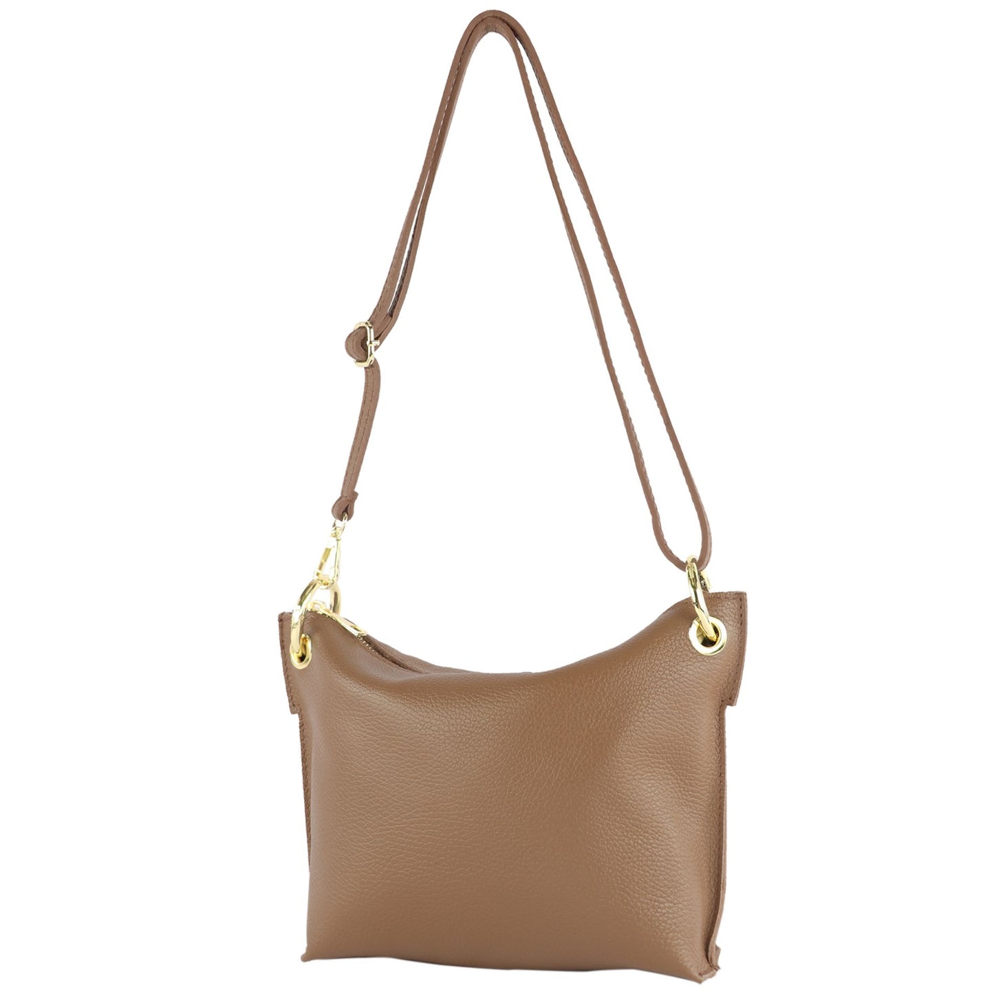 modamoda de - T243 - ital. Umhängetasche Klein Small aus Leder