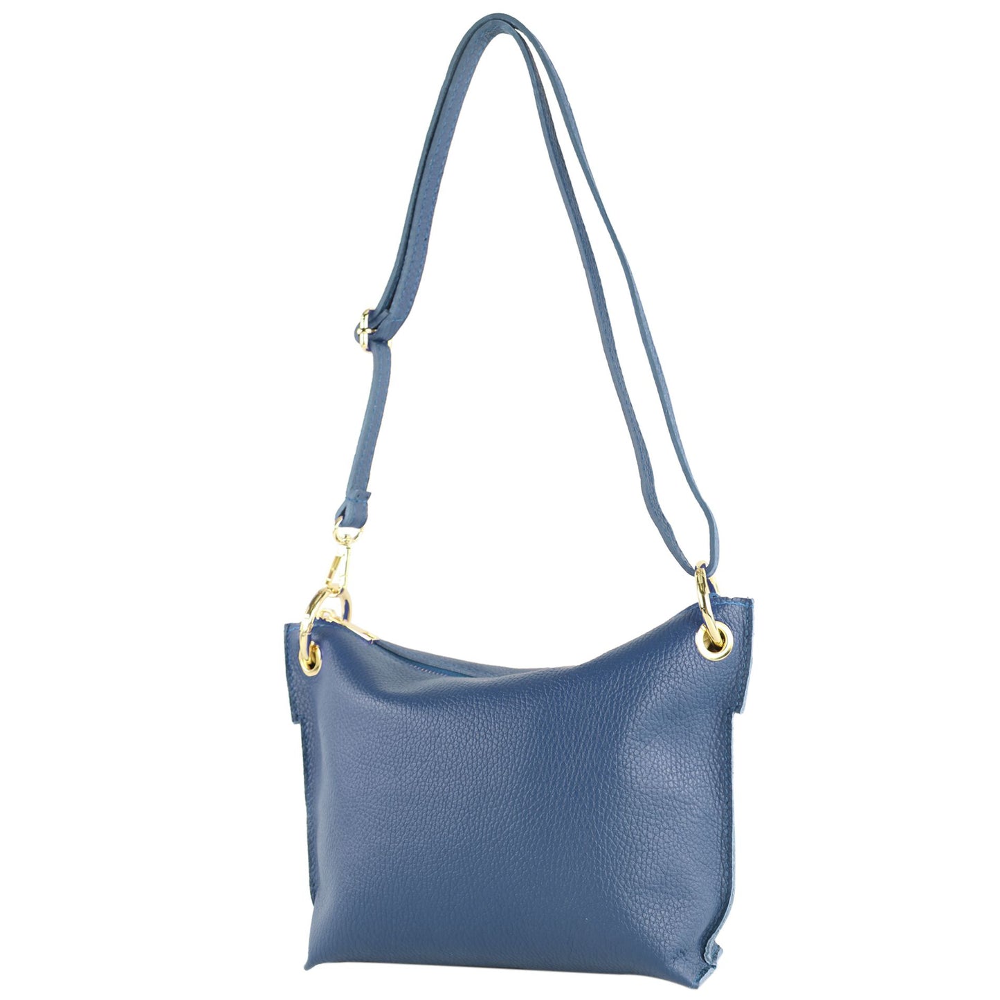 modamoda de - T243 - ital. Umhängetasche Klein Small aus Leder
