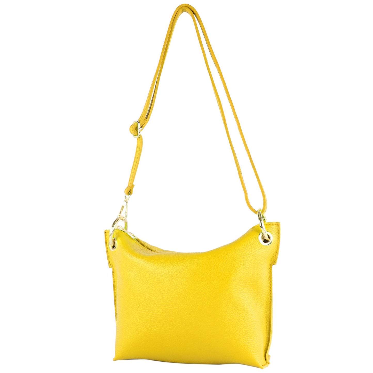 modamoda de - T243 - ital. Umhängetasche Klein Small aus Leder