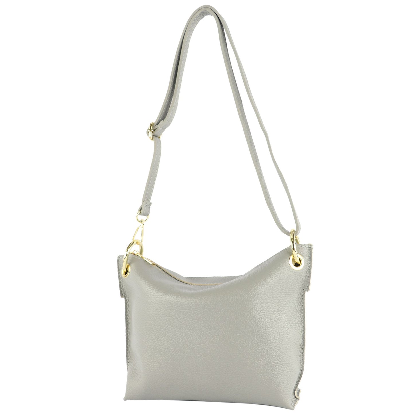 modamoda de - T243 - ital. Umhängetasche Klein Small aus Leder