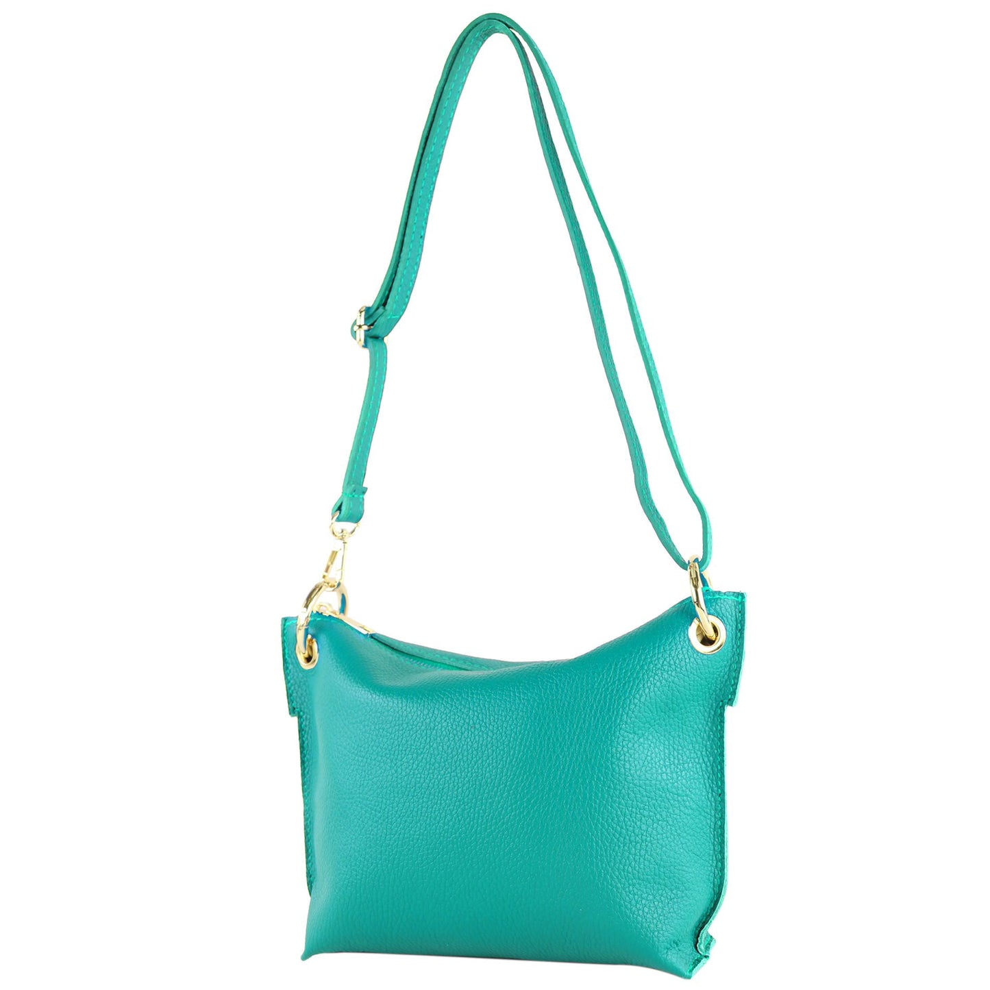 modamoda de - T243 - ital. Umhängetasche Klein Small aus Leder