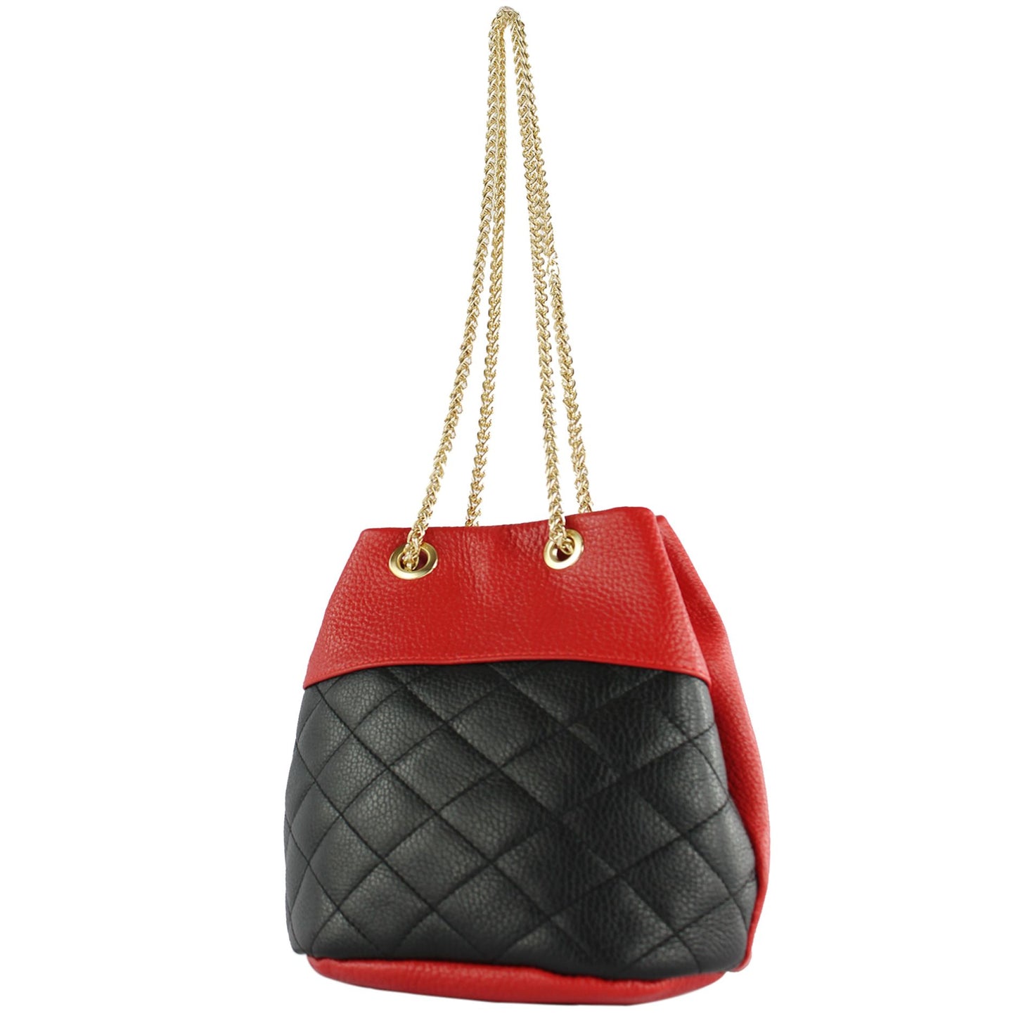 modamoda de T245 Damen Leder Beuteltasche Schultertasche handmade in Italy