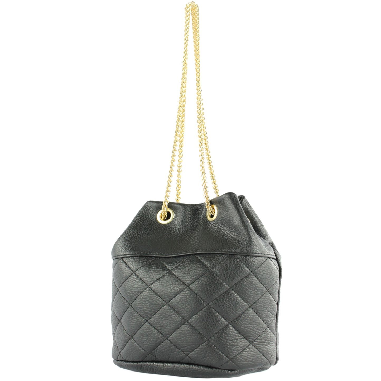 modamoda de T245 Damen Leder Beuteltasche Schultertasche handmade in Italy