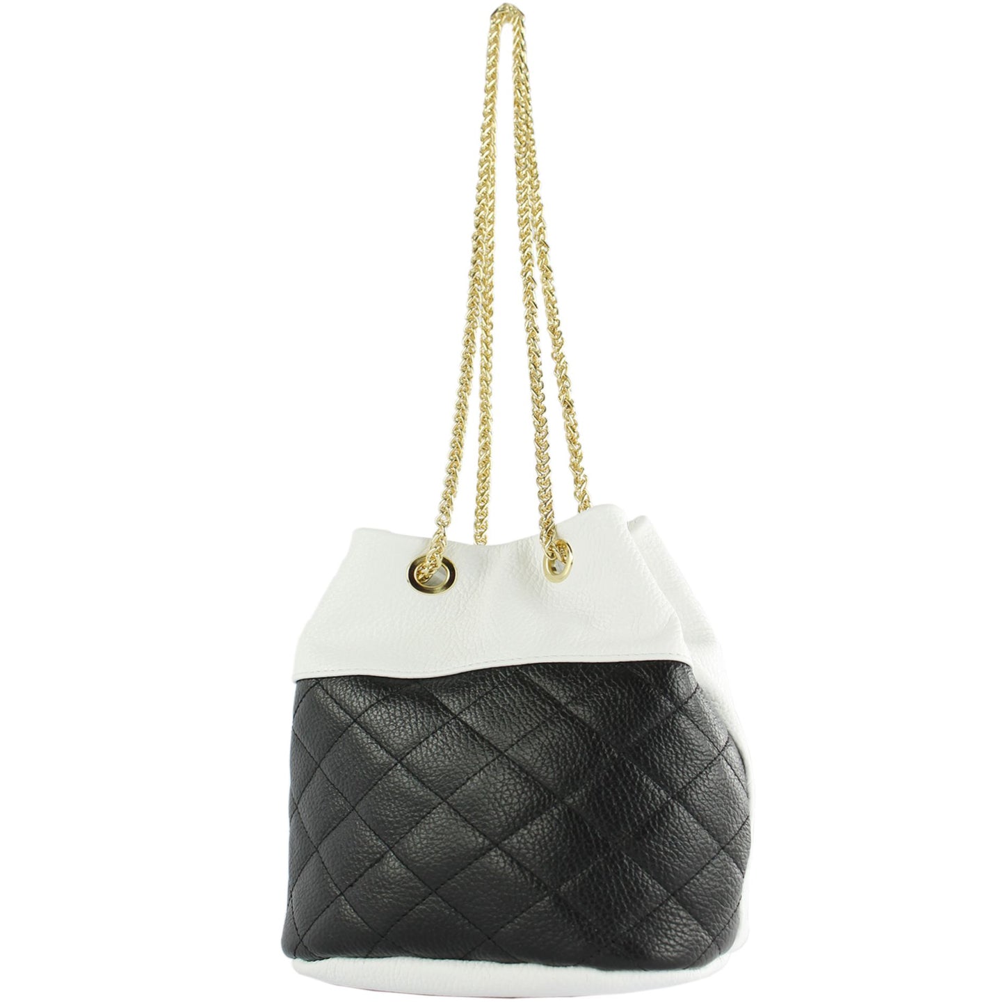 modamoda de T245 Damen Leder Beuteltasche Schultertasche handmade in Italy