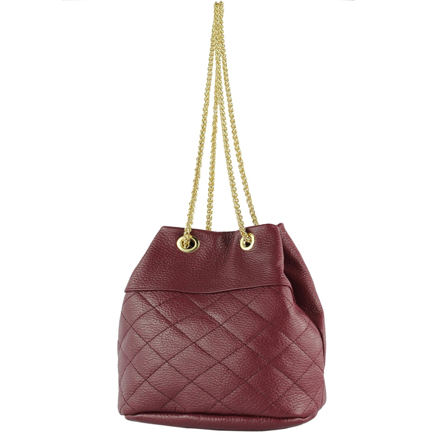 modamoda de T245 Damen Leder Beuteltasche Schultertasche handmade in Italy