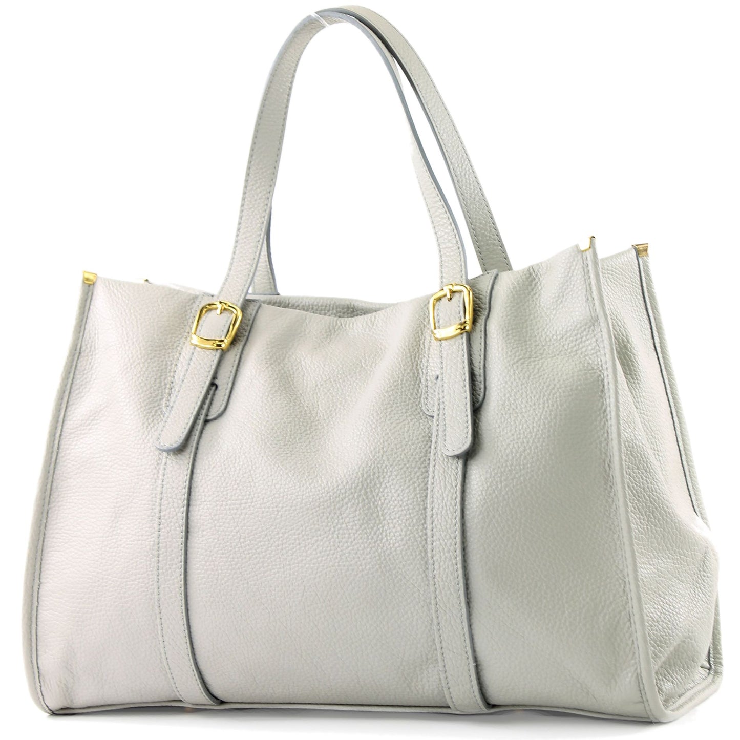 modamoda de - T26 -  ital Schultertasche aus Leder