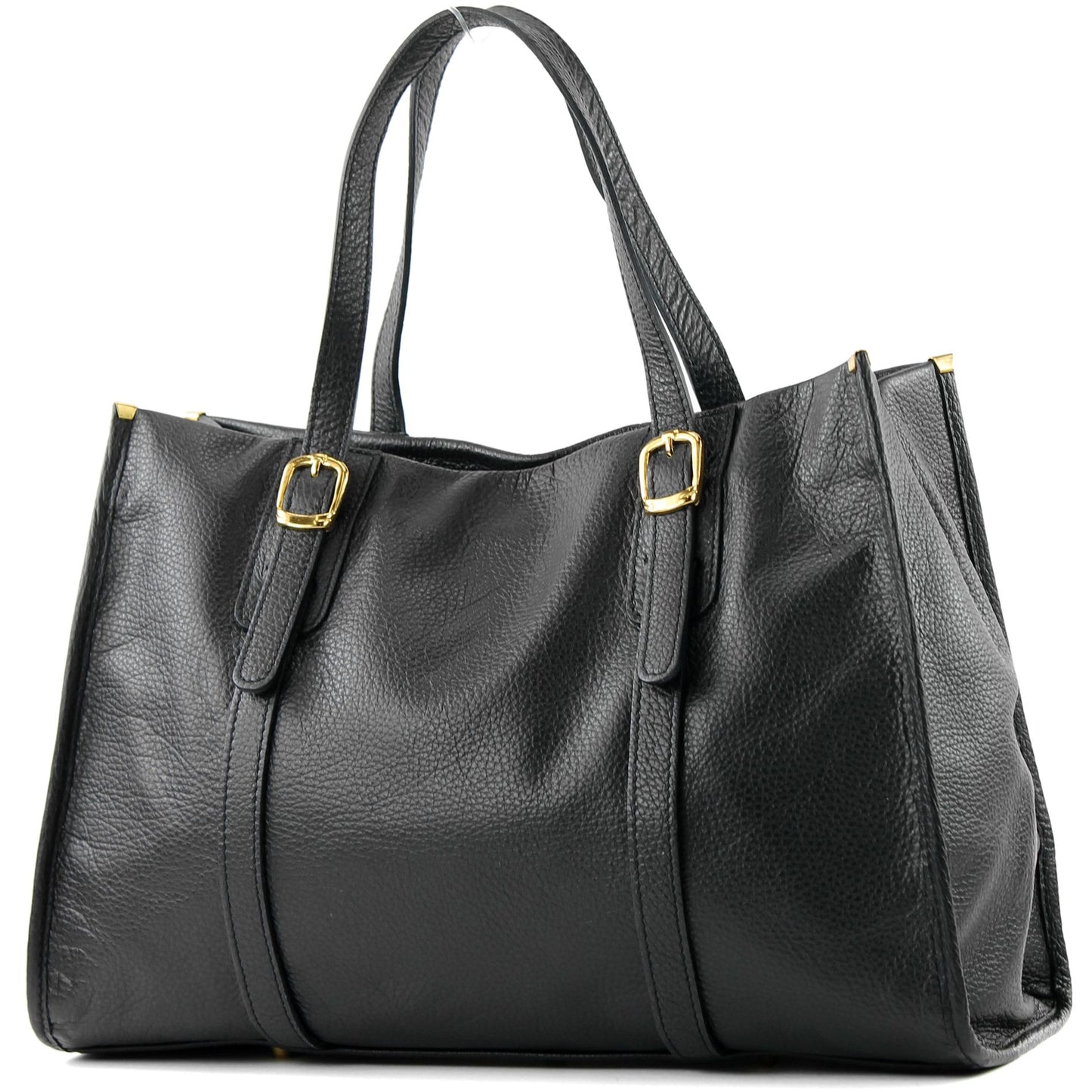 modamoda de - T26 -  ital Schultertasche aus Leder