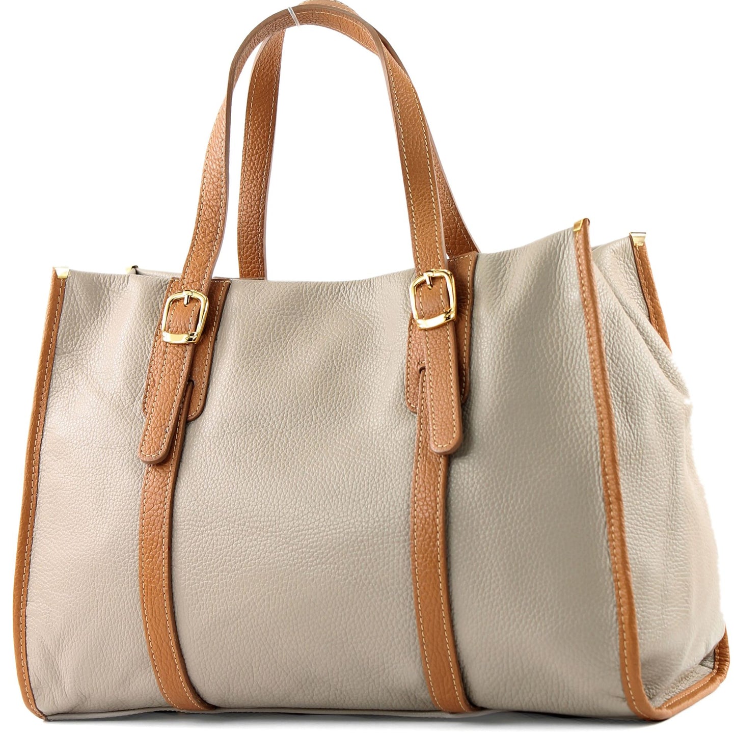 modamoda de - T26 -  ital Schultertasche aus Leder