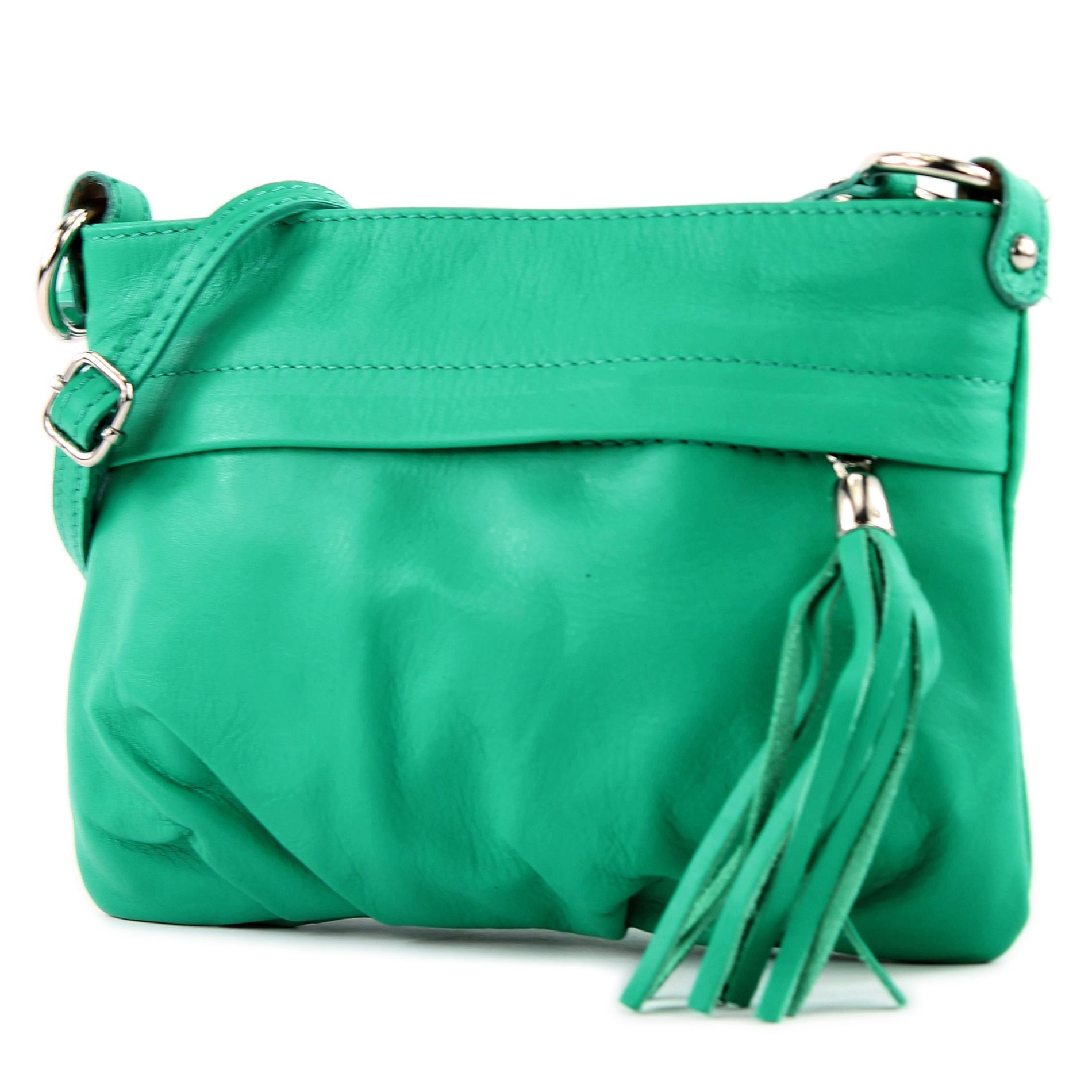 modamoda de - T144 - Umhängetasche Schultertasche aus ital. Leder modamoda de - T144 - Umhängetasche Schultertasche aus ital. Leder
