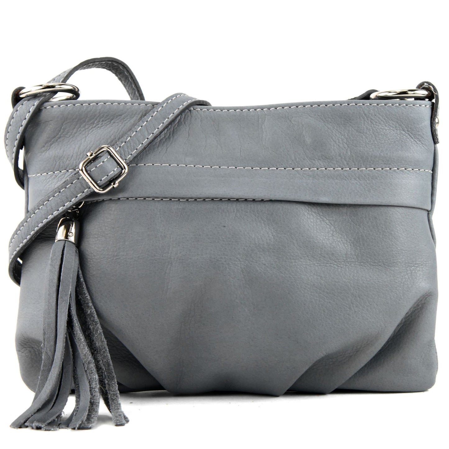 modamoda de - T32 - ital Umhängetasche Klein aus Nappaleder