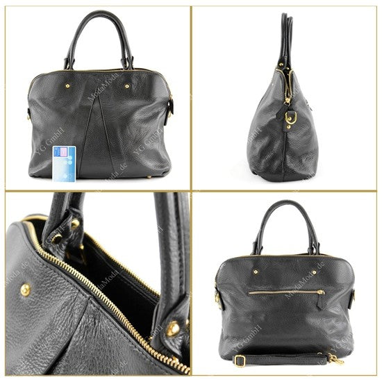 modamoda de - T39 - ital Handtasche aus Echt Leder