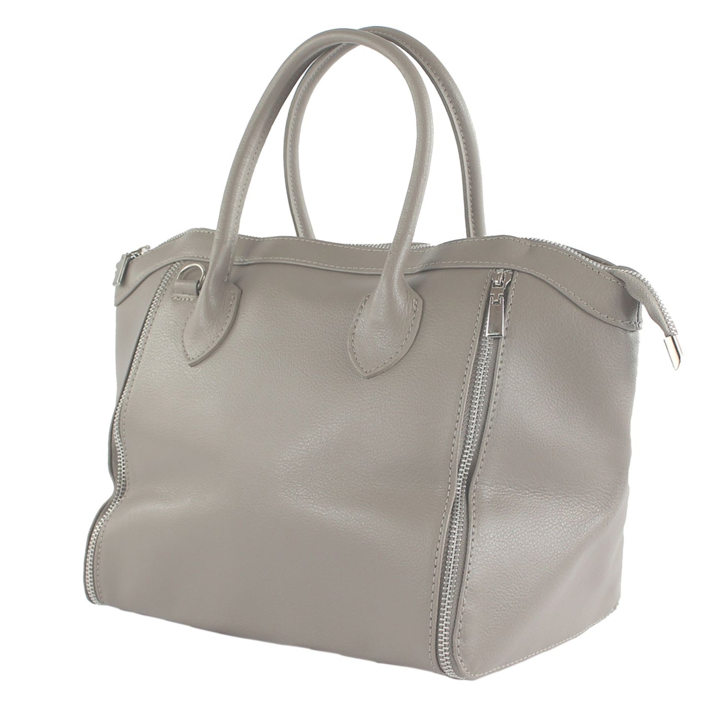 modamoda de - T44 - ital Handtasche aus Echt Leder