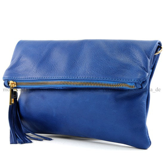 modamoda de - T54 - ital Kleine Clutch aus Nappaleder