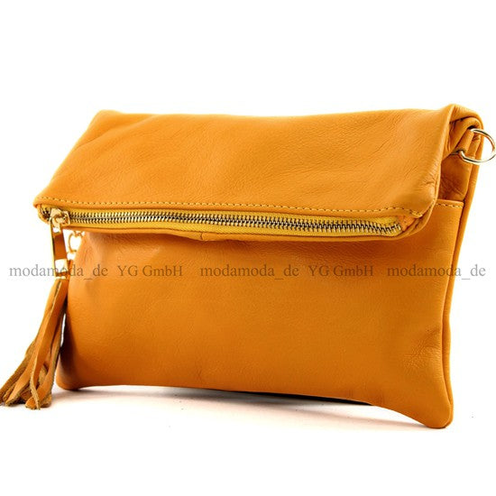 modamoda de - T54 - ital Kleine Clutch aus Nappaleder