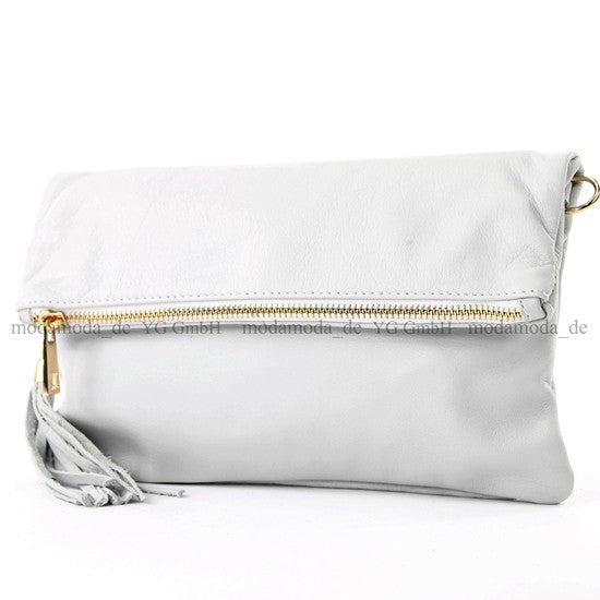 modamoda de - T54 - ital Kleine Clutch aus Nappaleder
