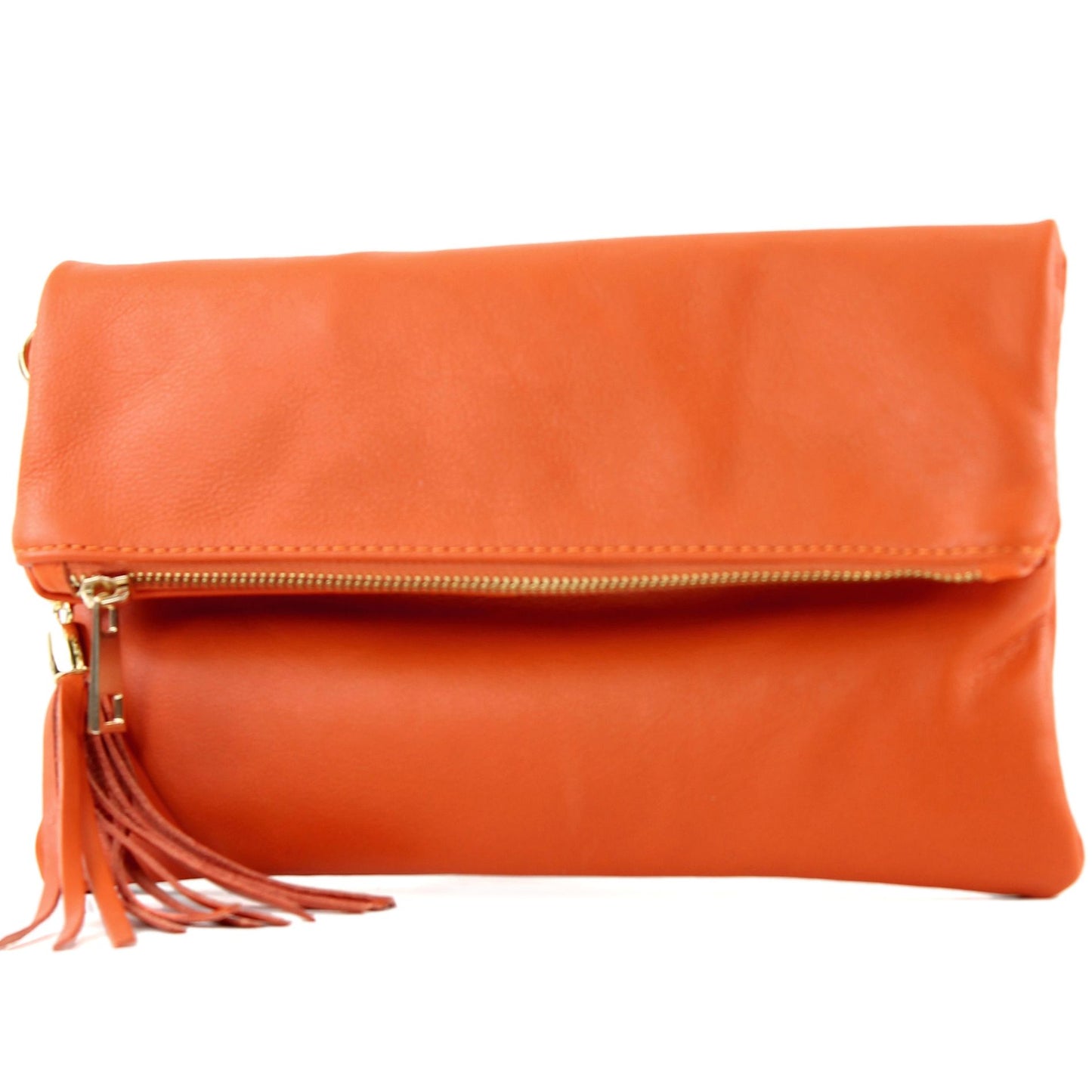 modamoda de - T54 - ital Kleine Clutch aus Nappaleder