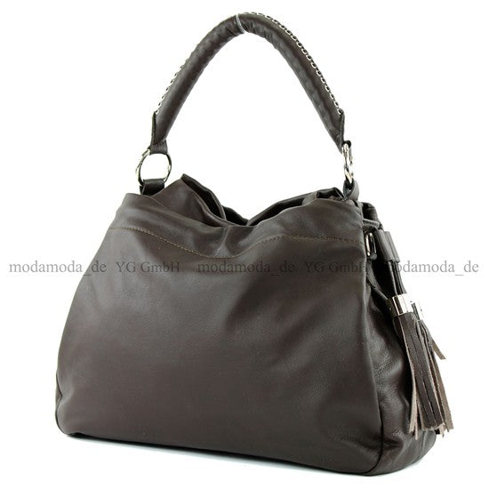 modamoda de - ital Beuteltasche aus Nappaleder T76
